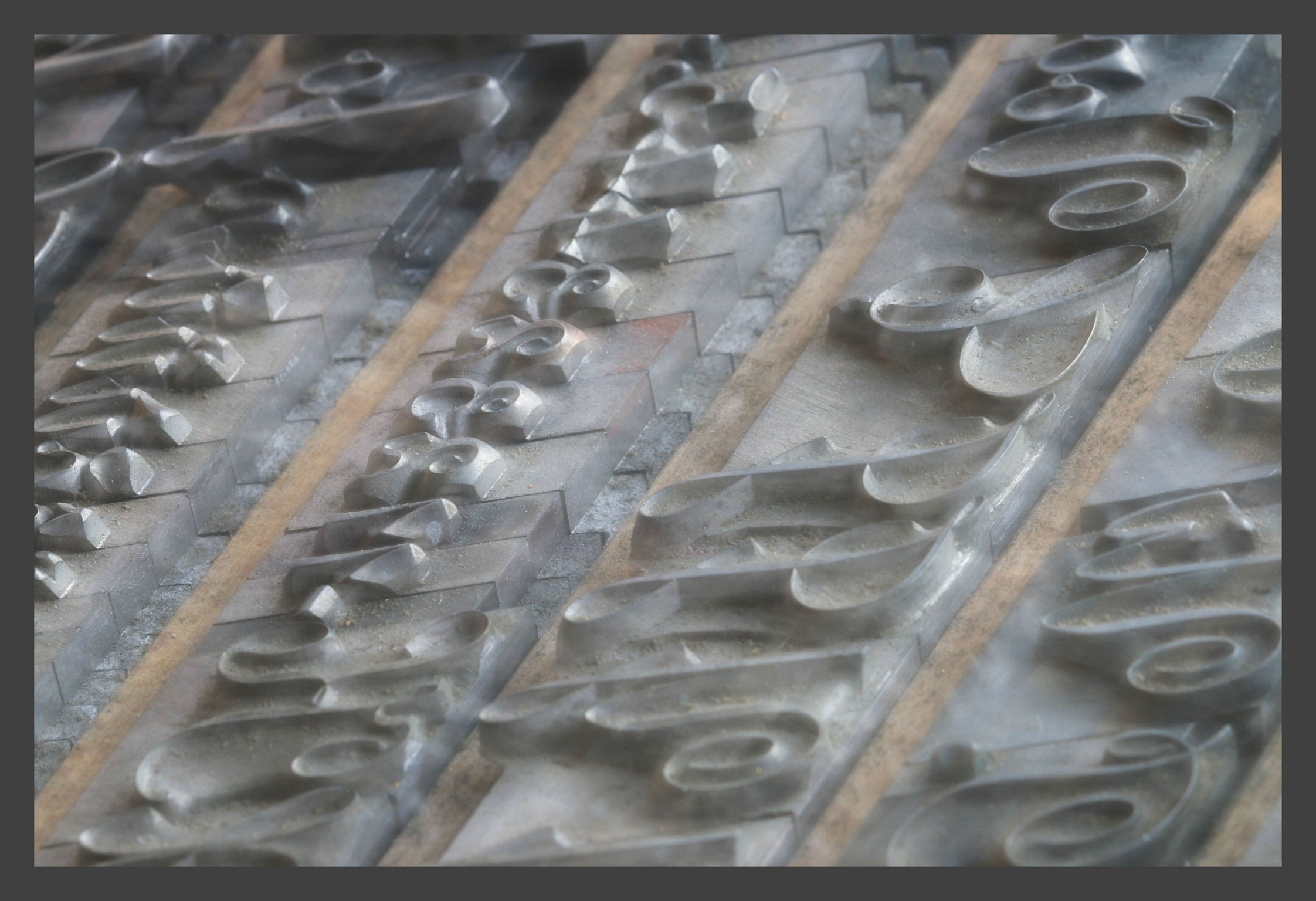 Vecchi caratteri da tipografia  1