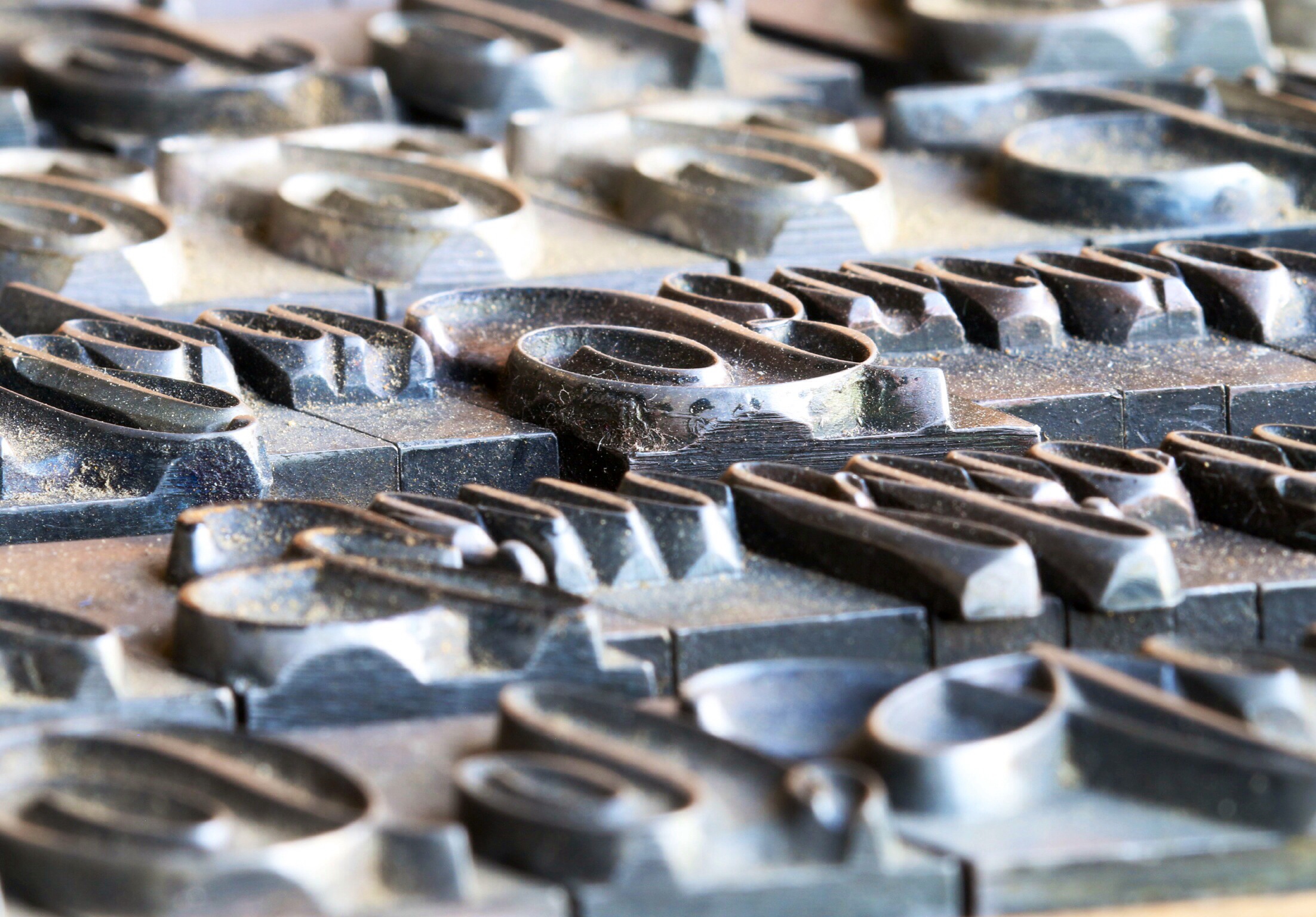 Macro caratteri vecchi tipografici 1