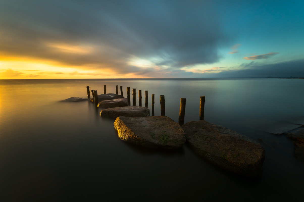 nella prima luce del giorno