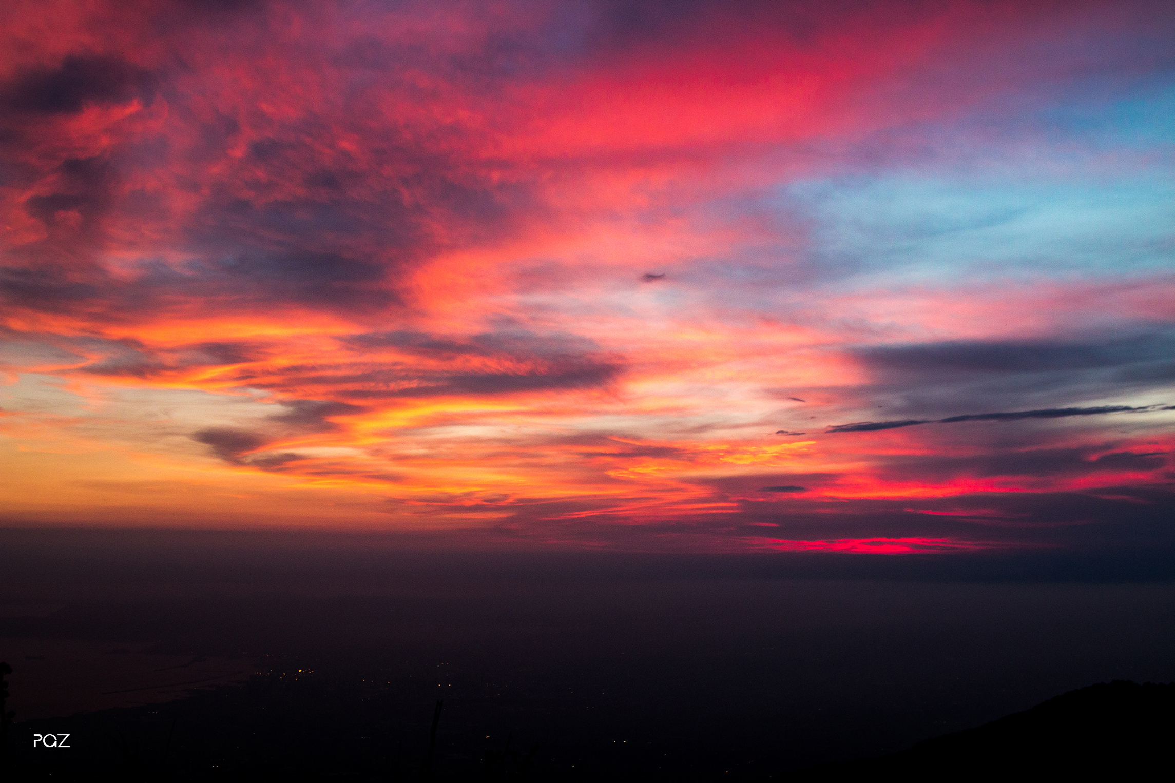 Tramonto dal Vesuvio