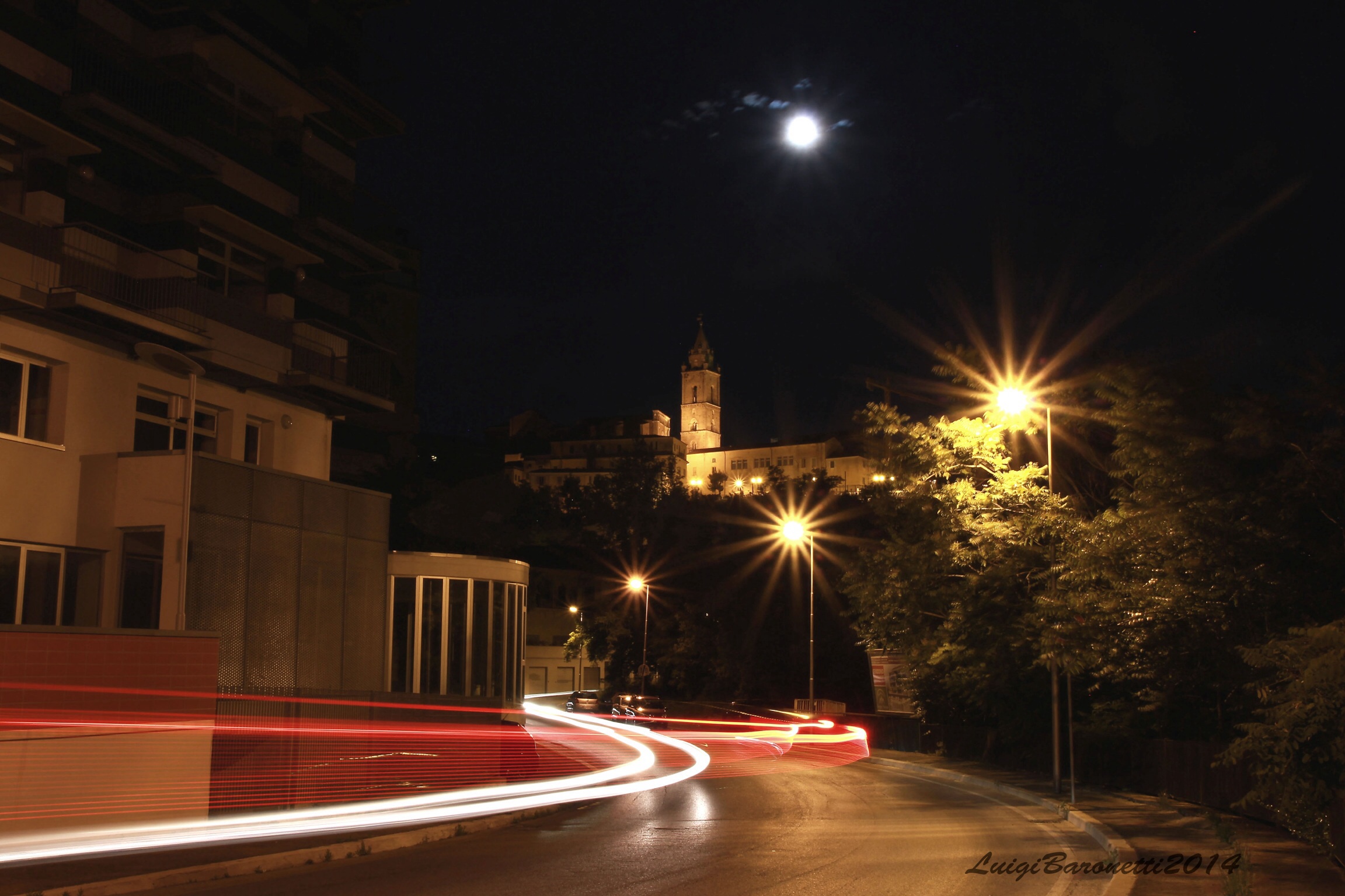 Chieti di notte.