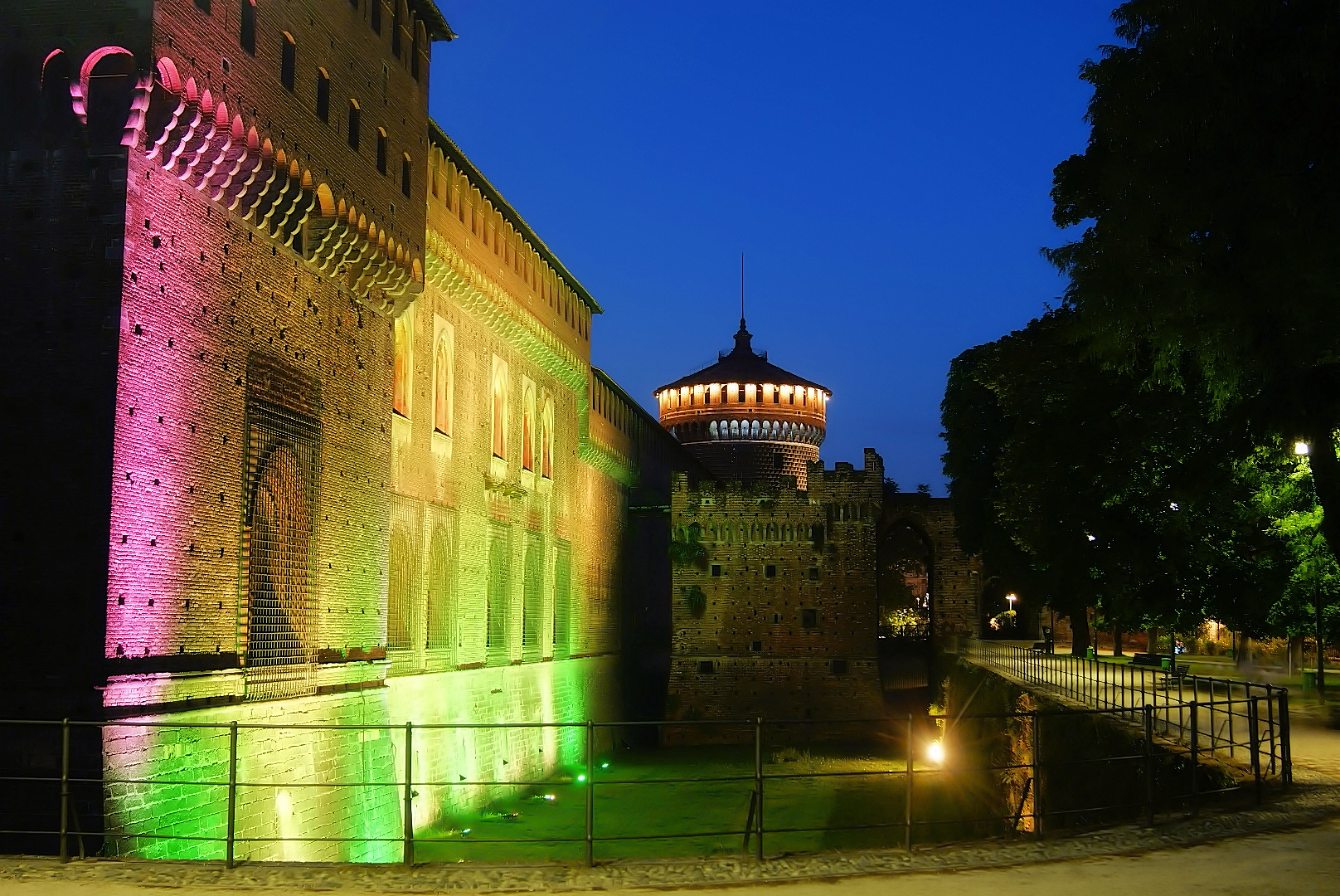 Detail of the Castello Sforzesco, Milan