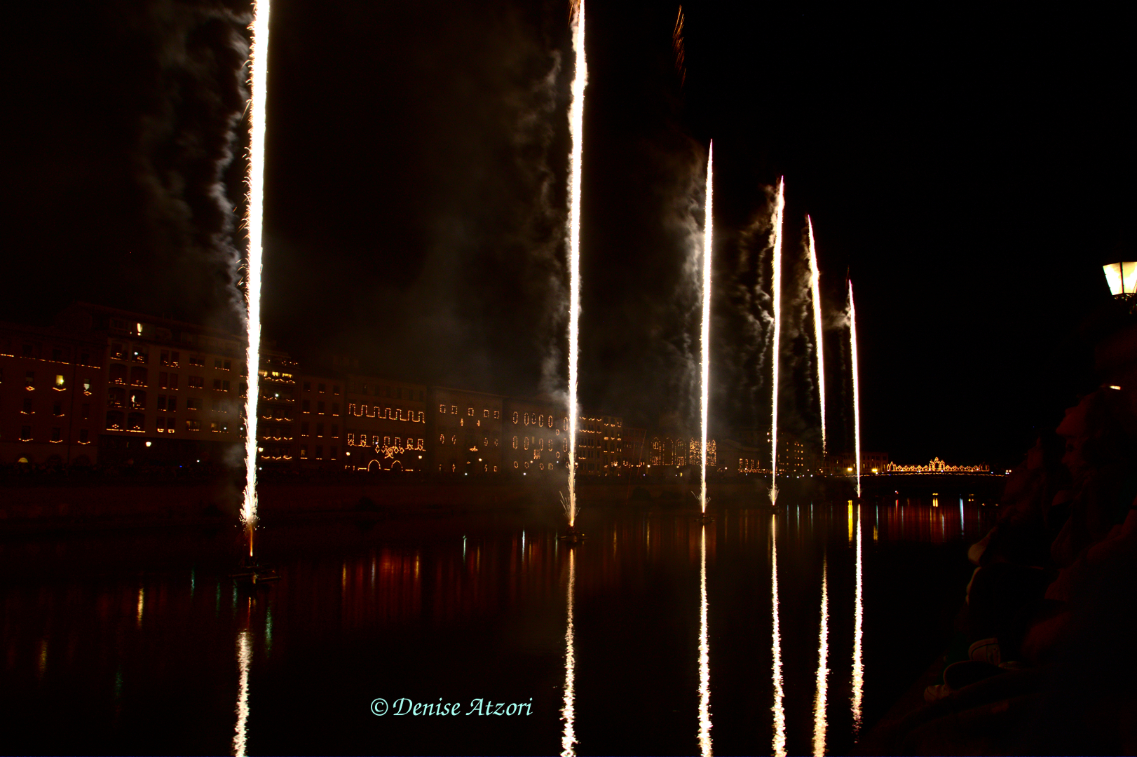 As rays on the water