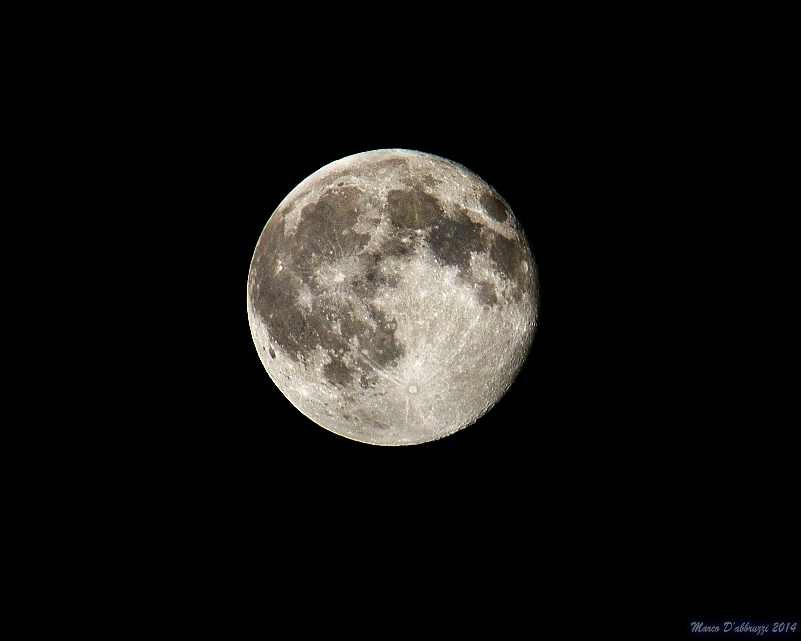 moon on Friday June 13 2014 ..