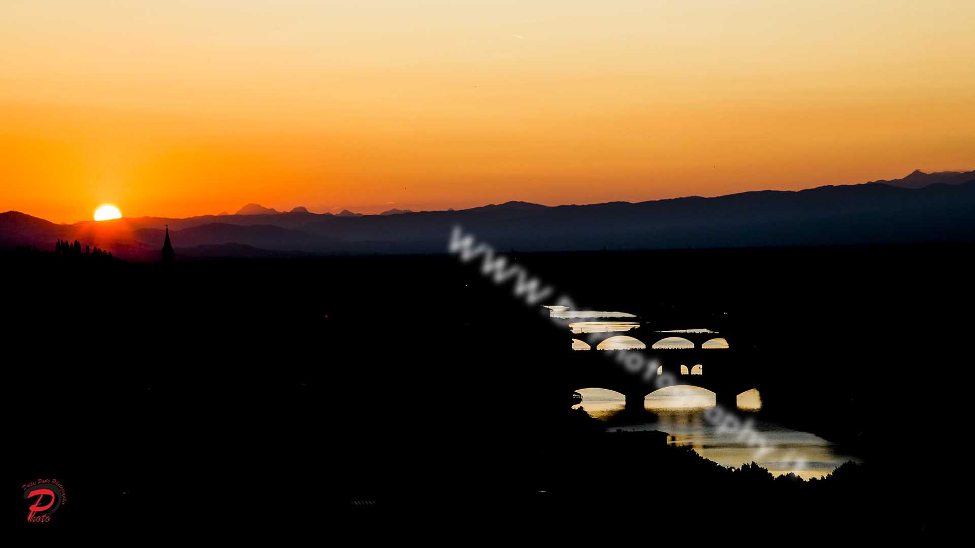 Sunset at the Piazzale Michelangelo