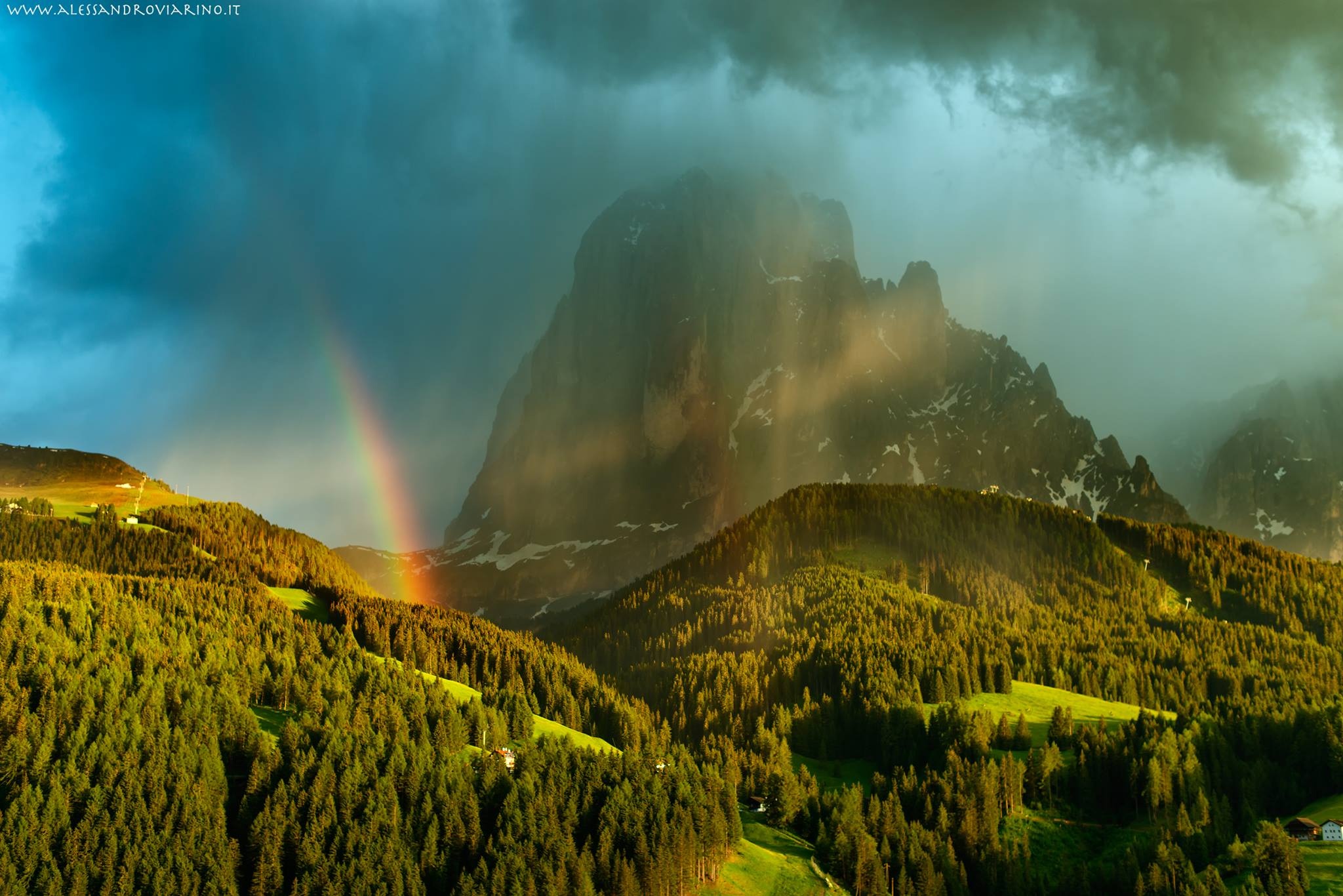 Arcobaleno sul sasso lungo