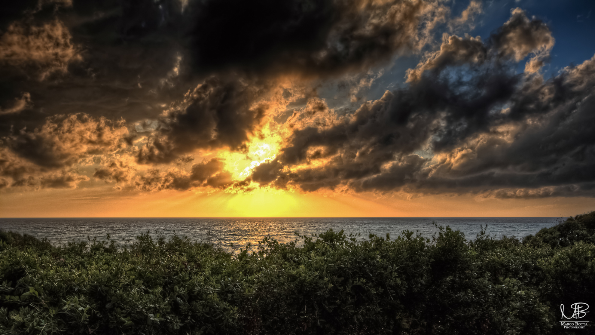 Tramonto in hdr a San Vincenzo