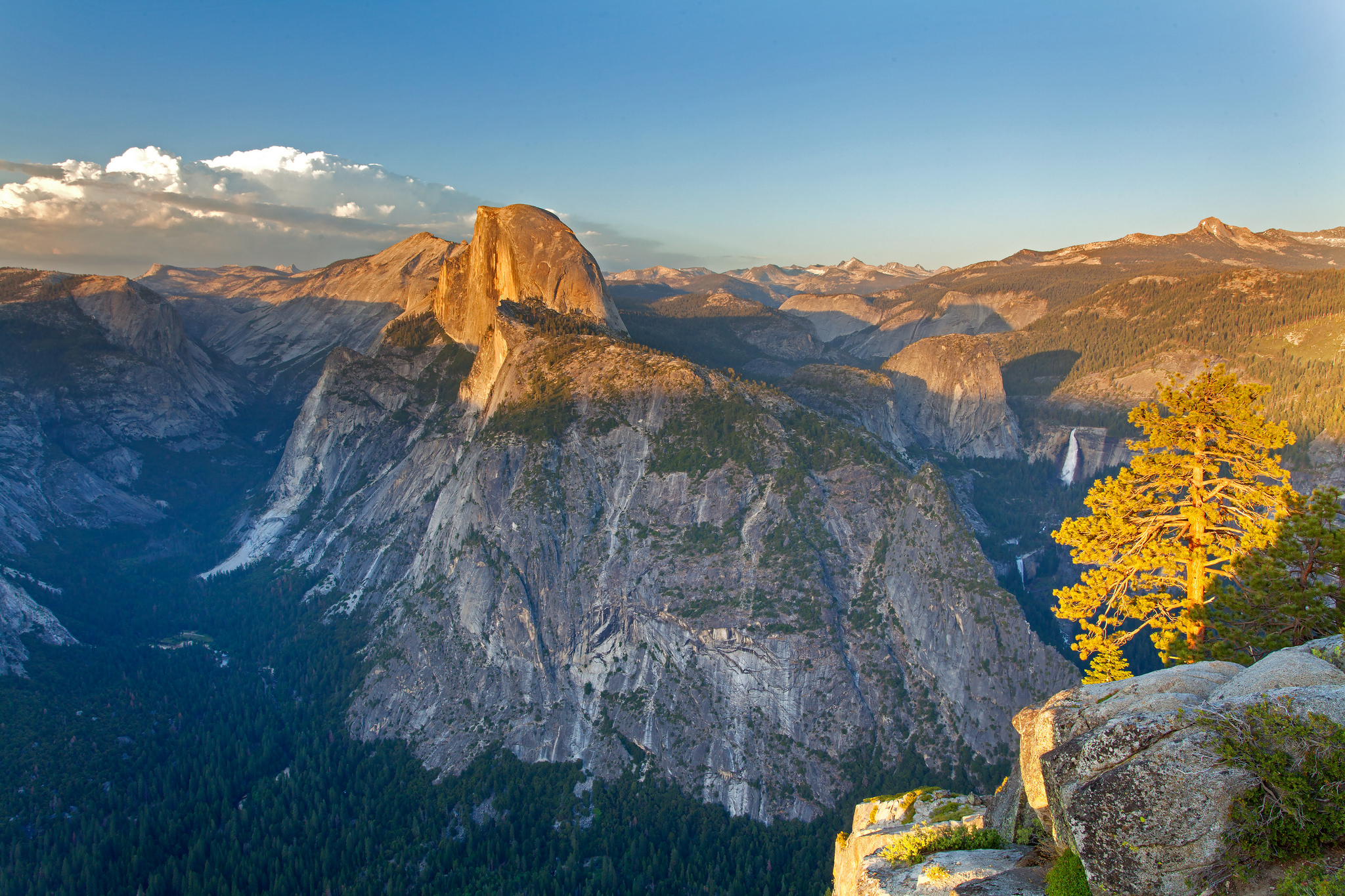 Glacier point al tramonto