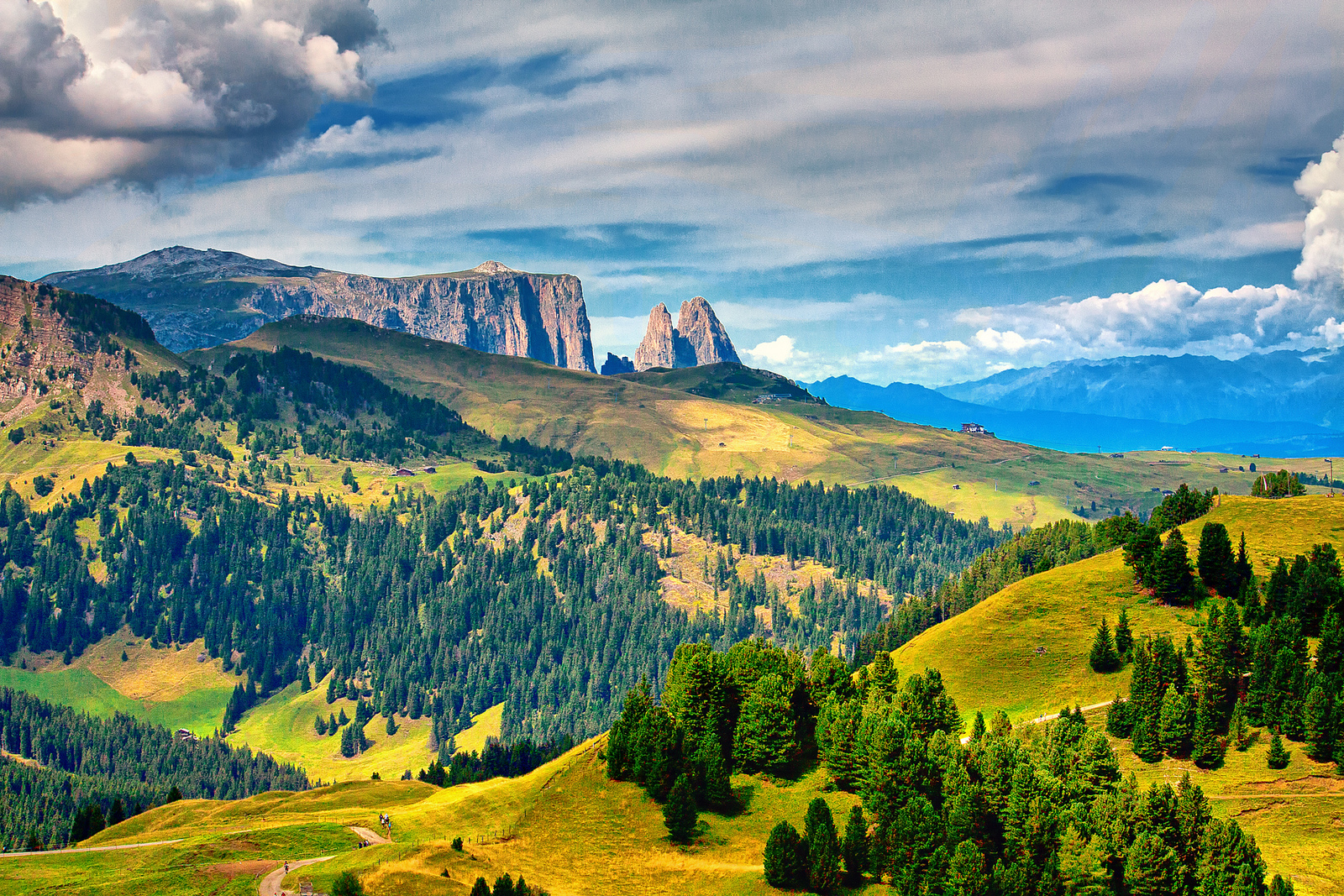 The Sciliar Alpe di Siusi