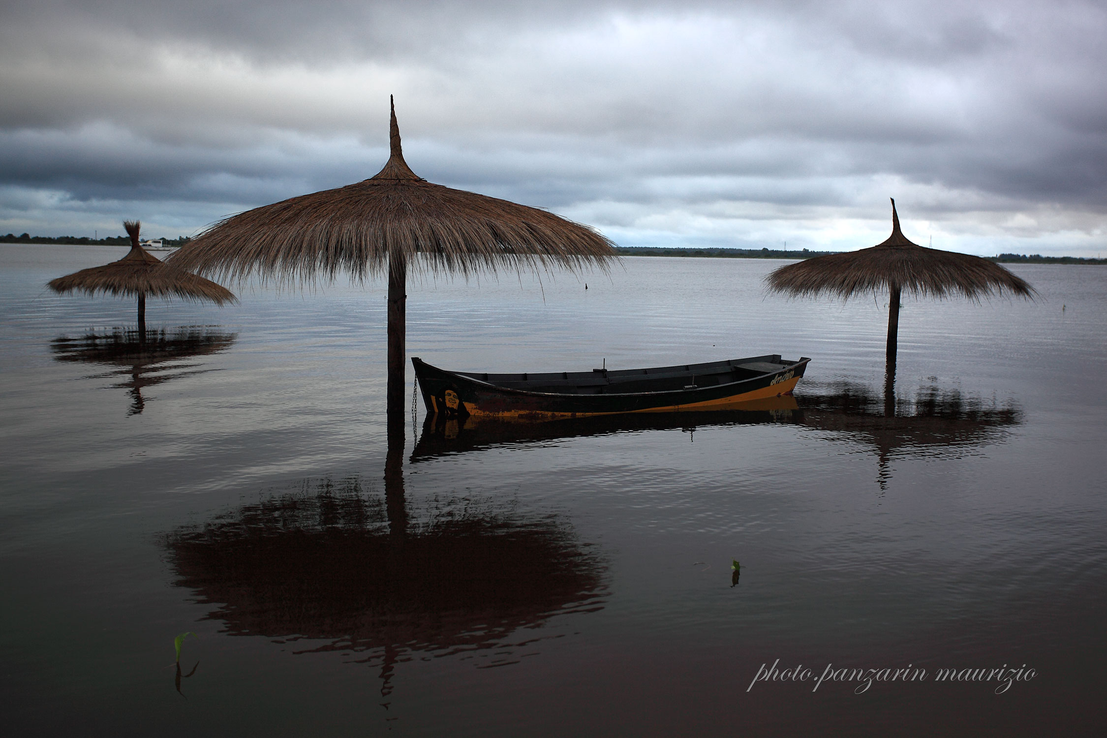 sul rio paraguay, dopo tre giorni di pioggia!
