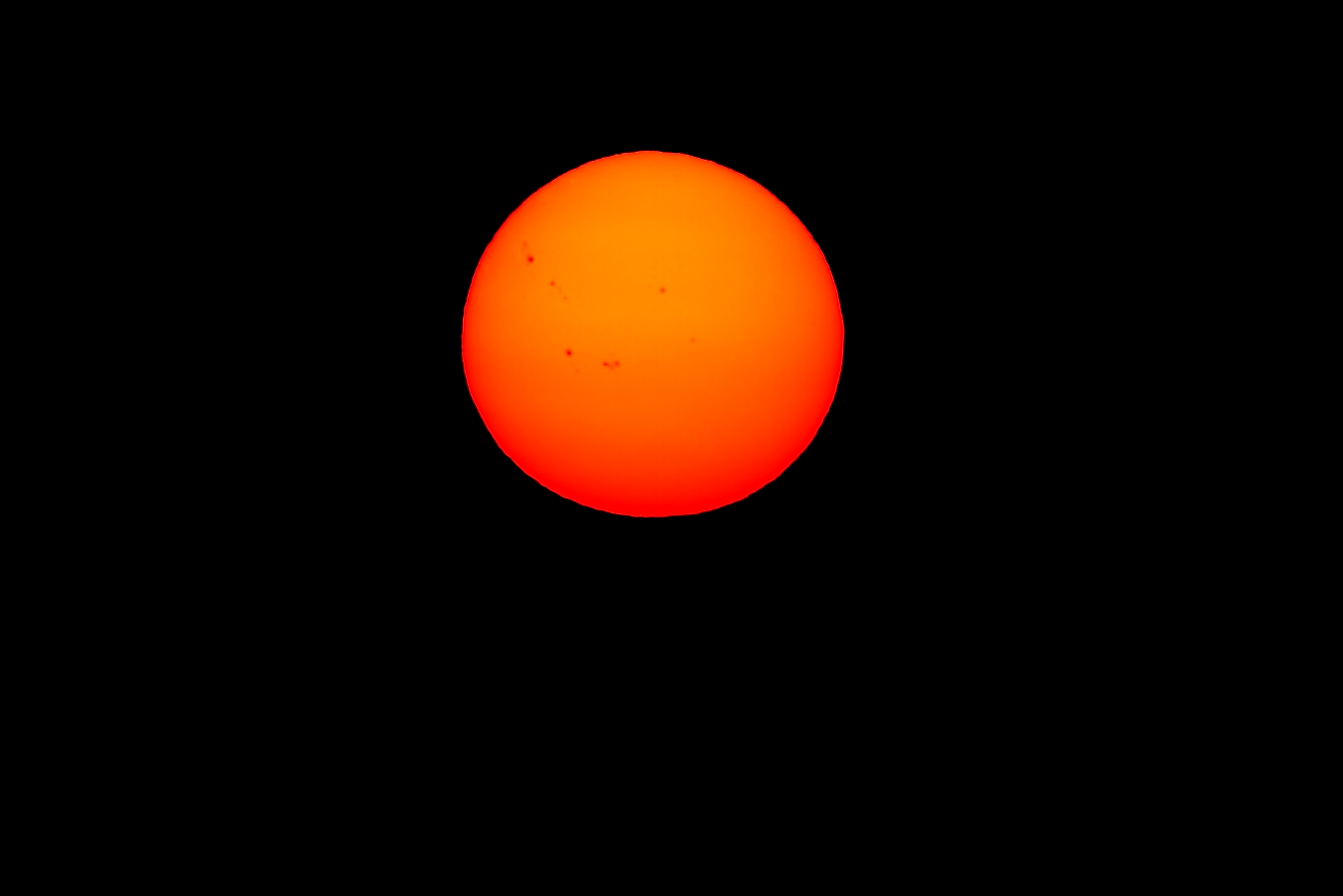 red sun