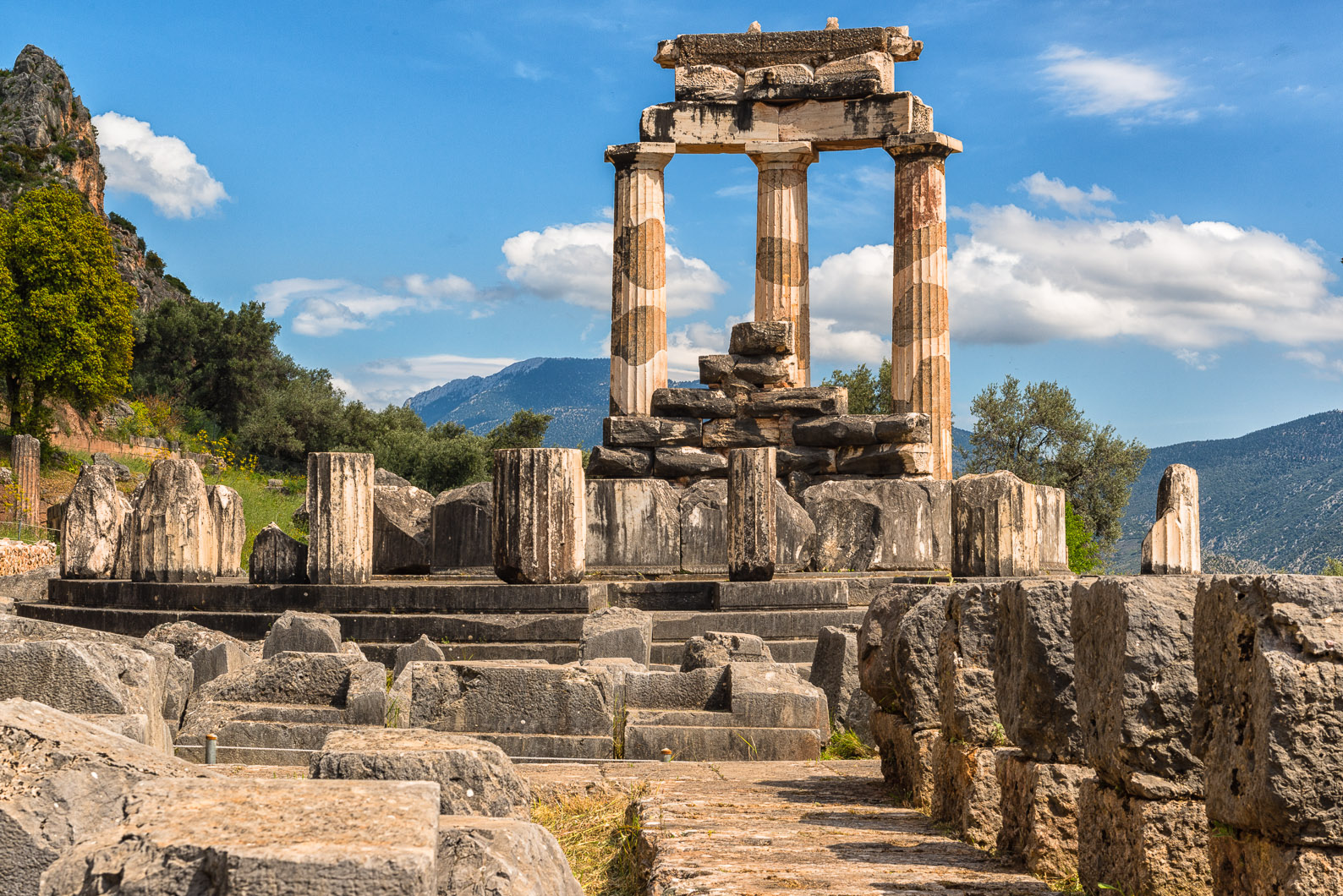 Francesco Naef Grecia - Delfi - Tempio di Atena