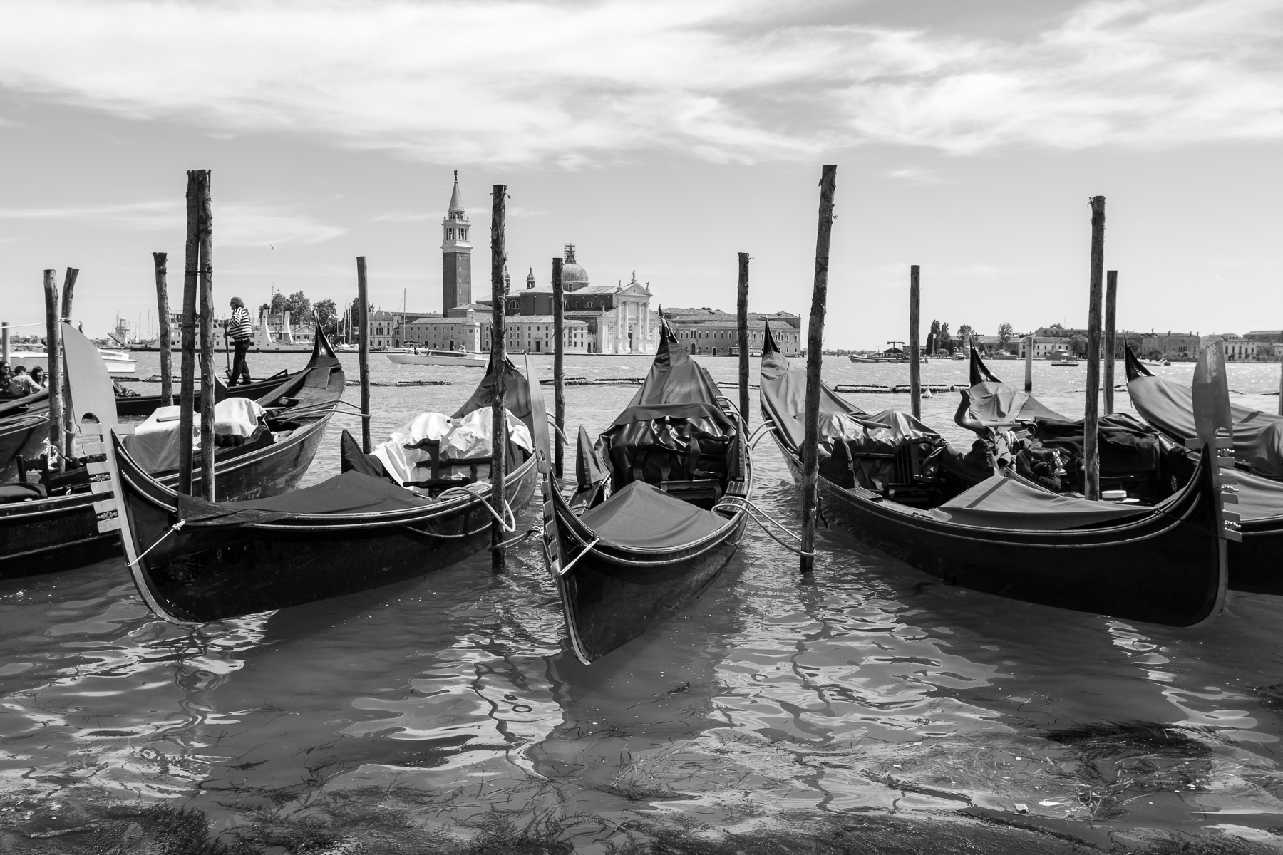 Gondolas in Venice
