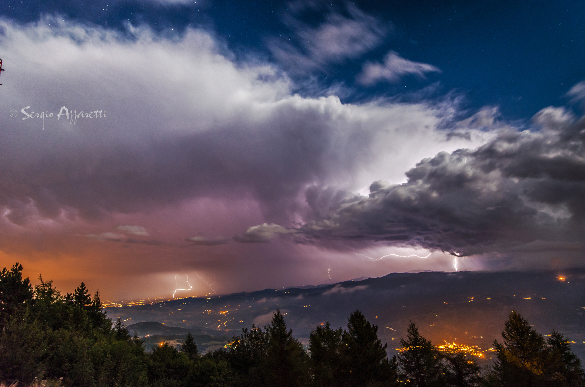 Thunderstorm over Trebbia