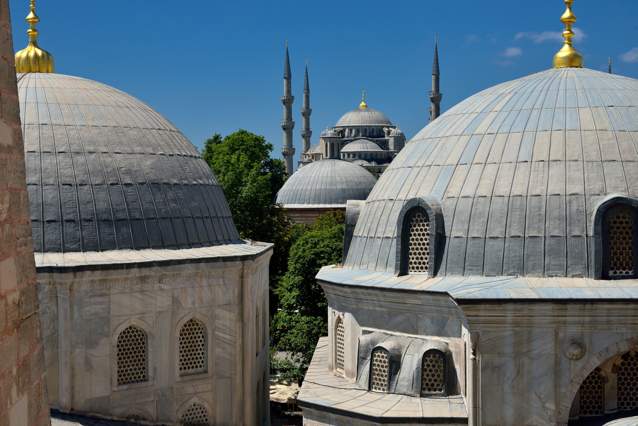 Moschea blu vista da Santa Sofia