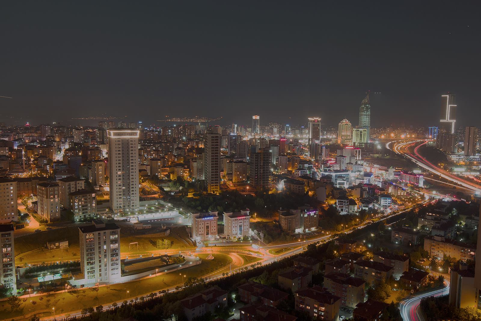 Istanbul vista da una casa di amici