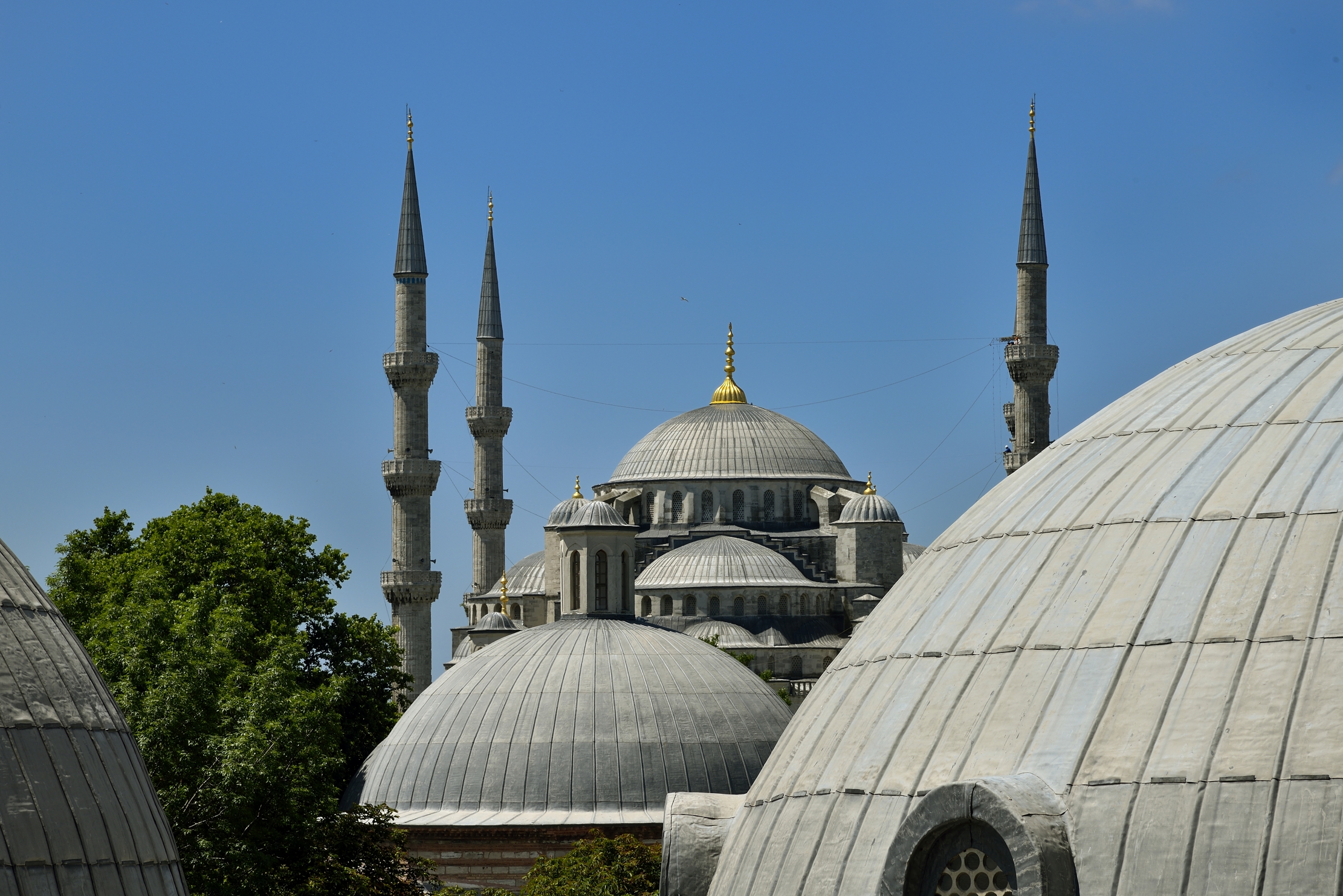 Moshea blu vista da Santa Sofia