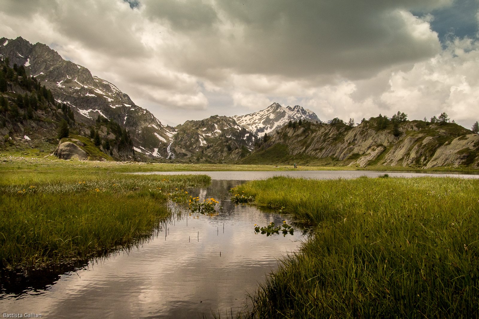 Lago del Ghiacciaio valle d'Aosta