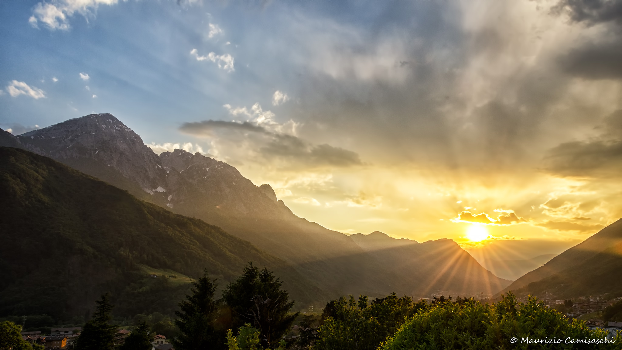 Tramonto in Valsassina