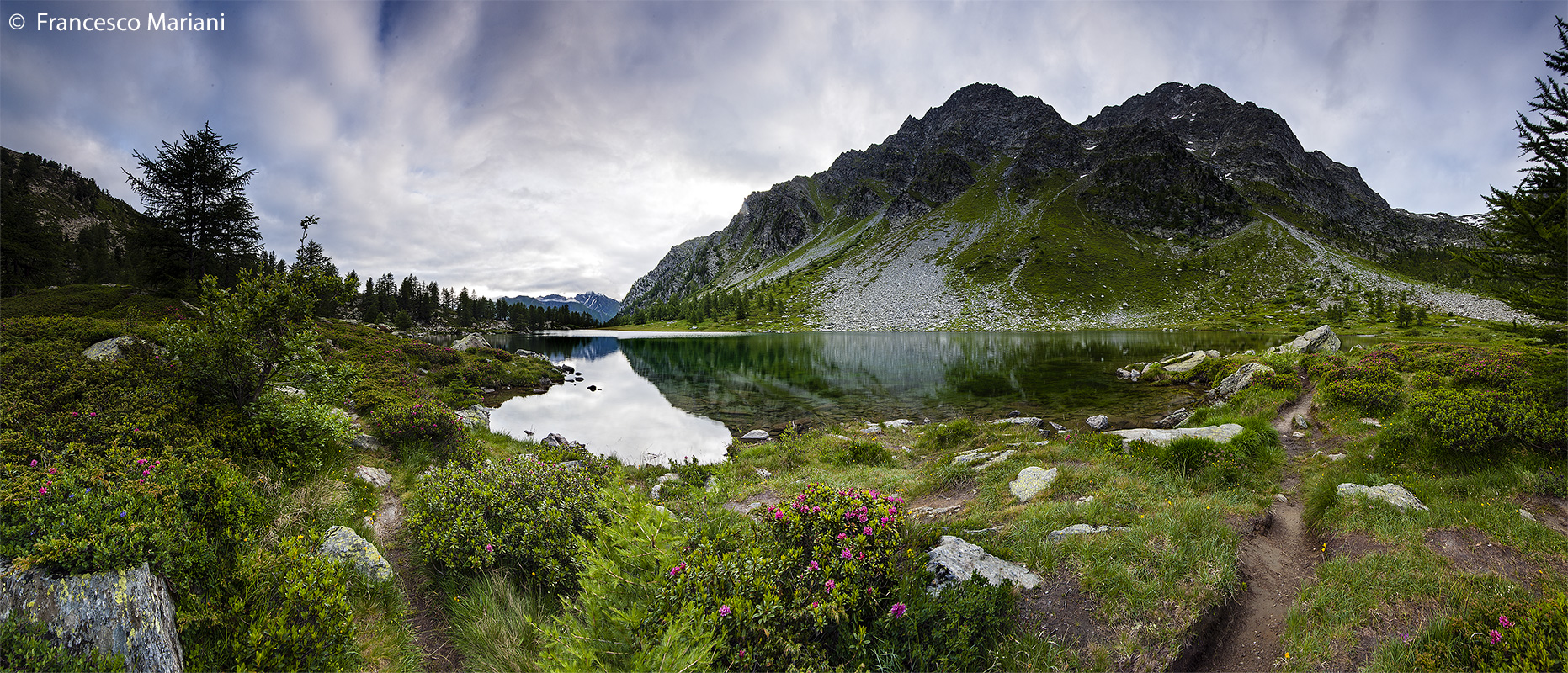 Panoramica Lago d'Arpy