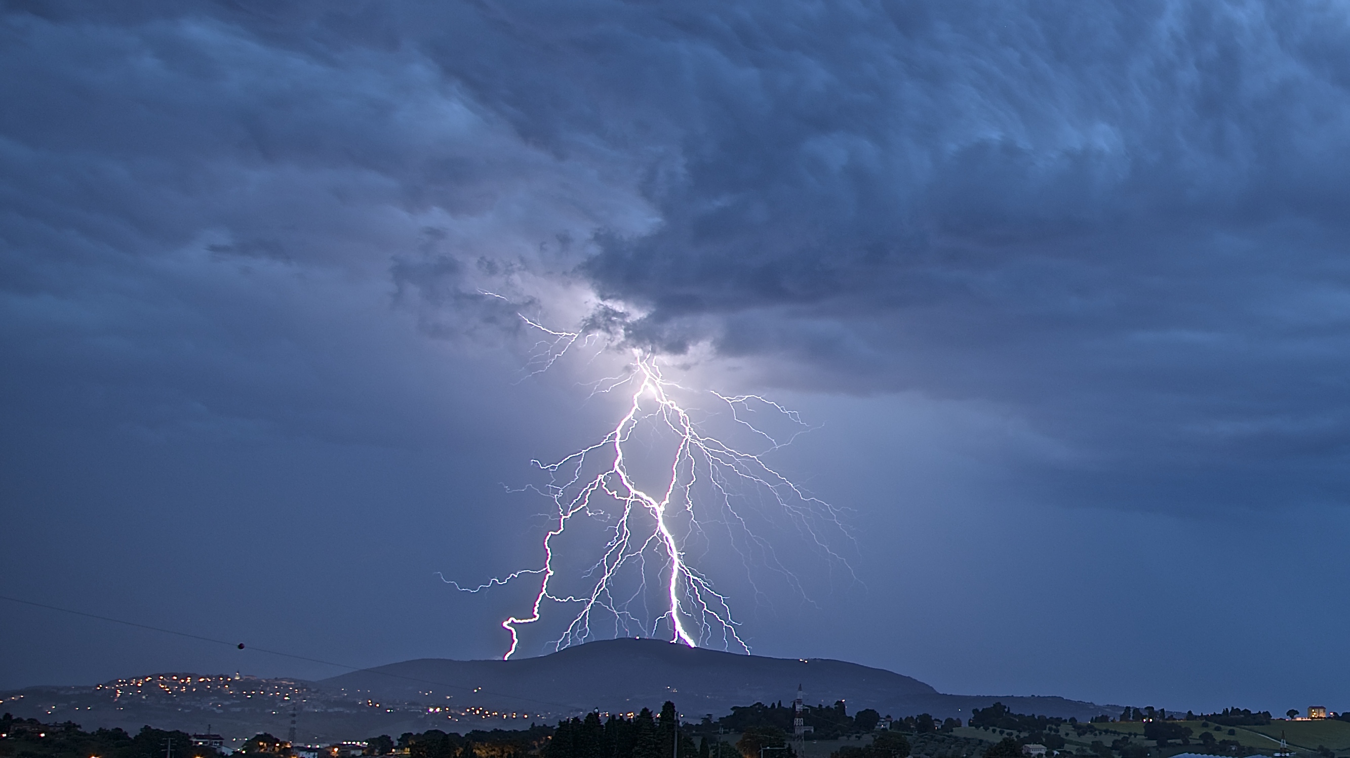 Fulmini sul Conero