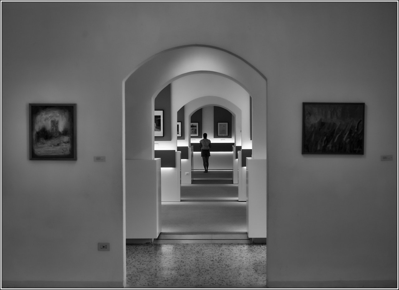 alla mostra di Erwitt