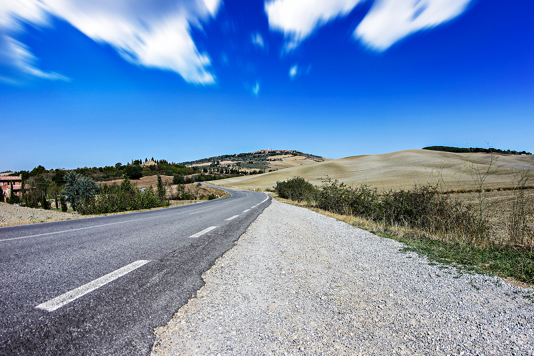 Sulla strada per Pienza