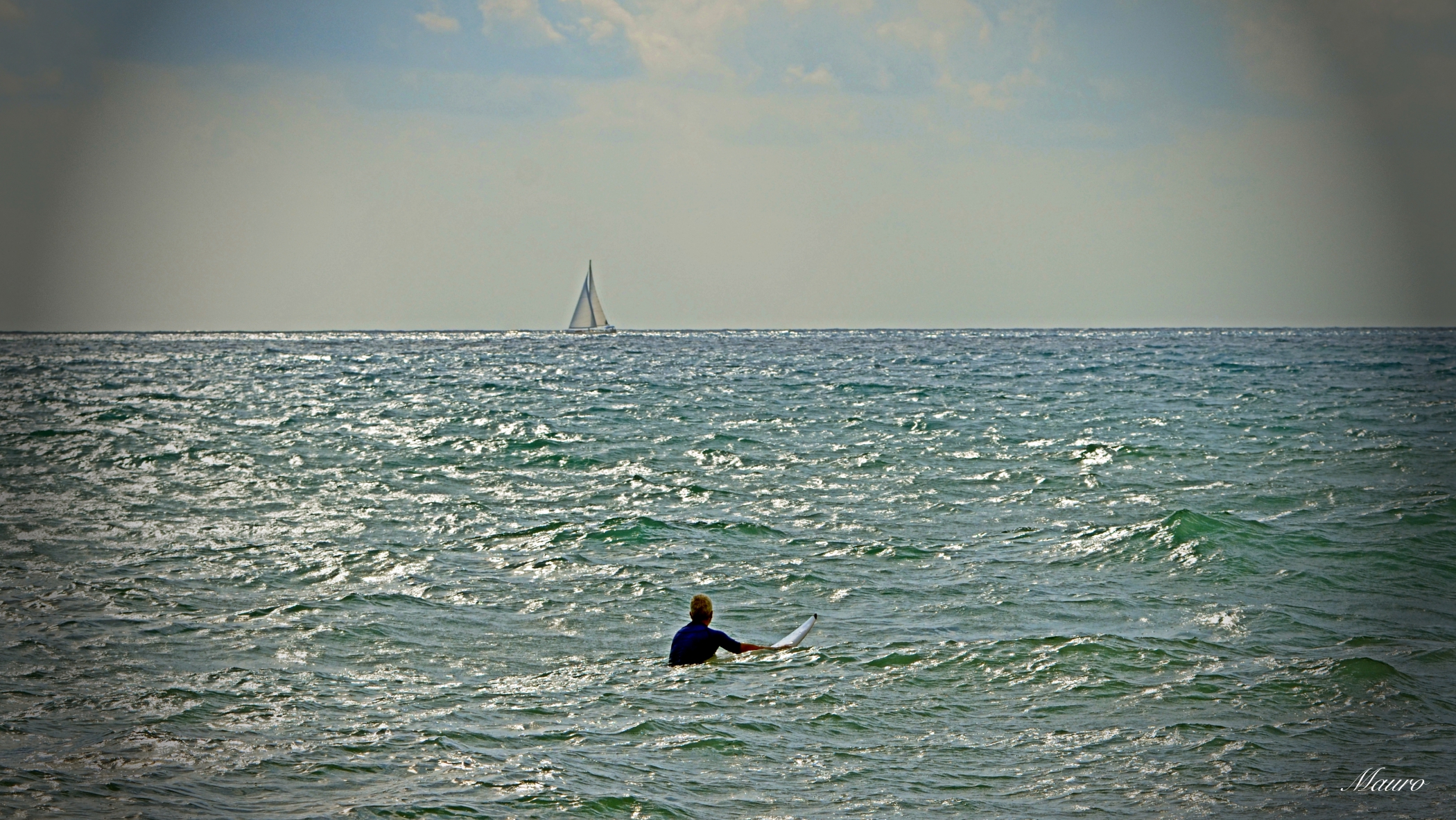 Waiting for the wave