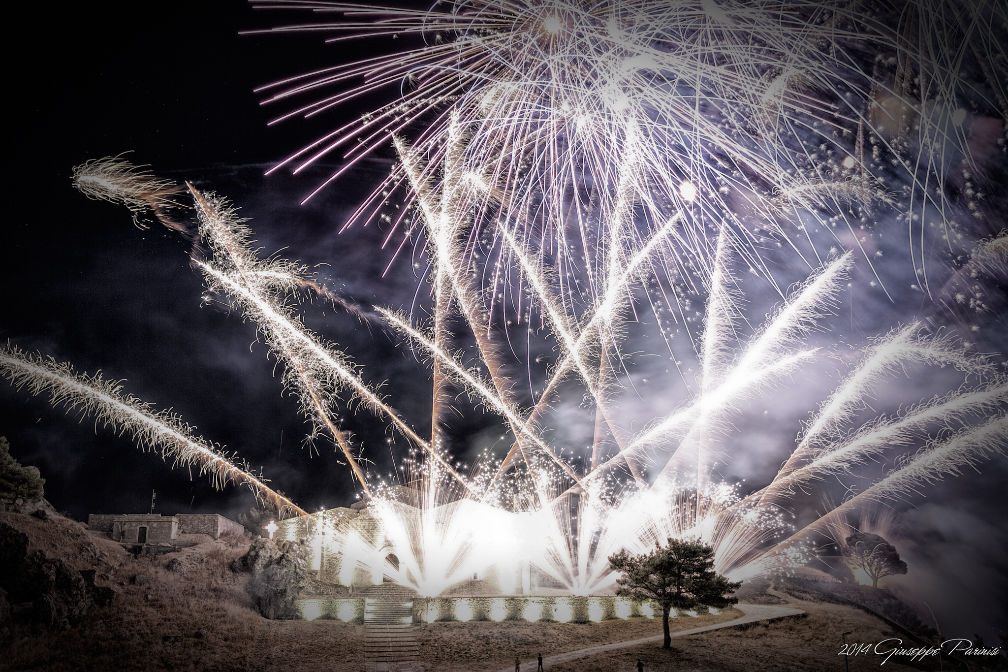 FireWorks from the Cathedral!