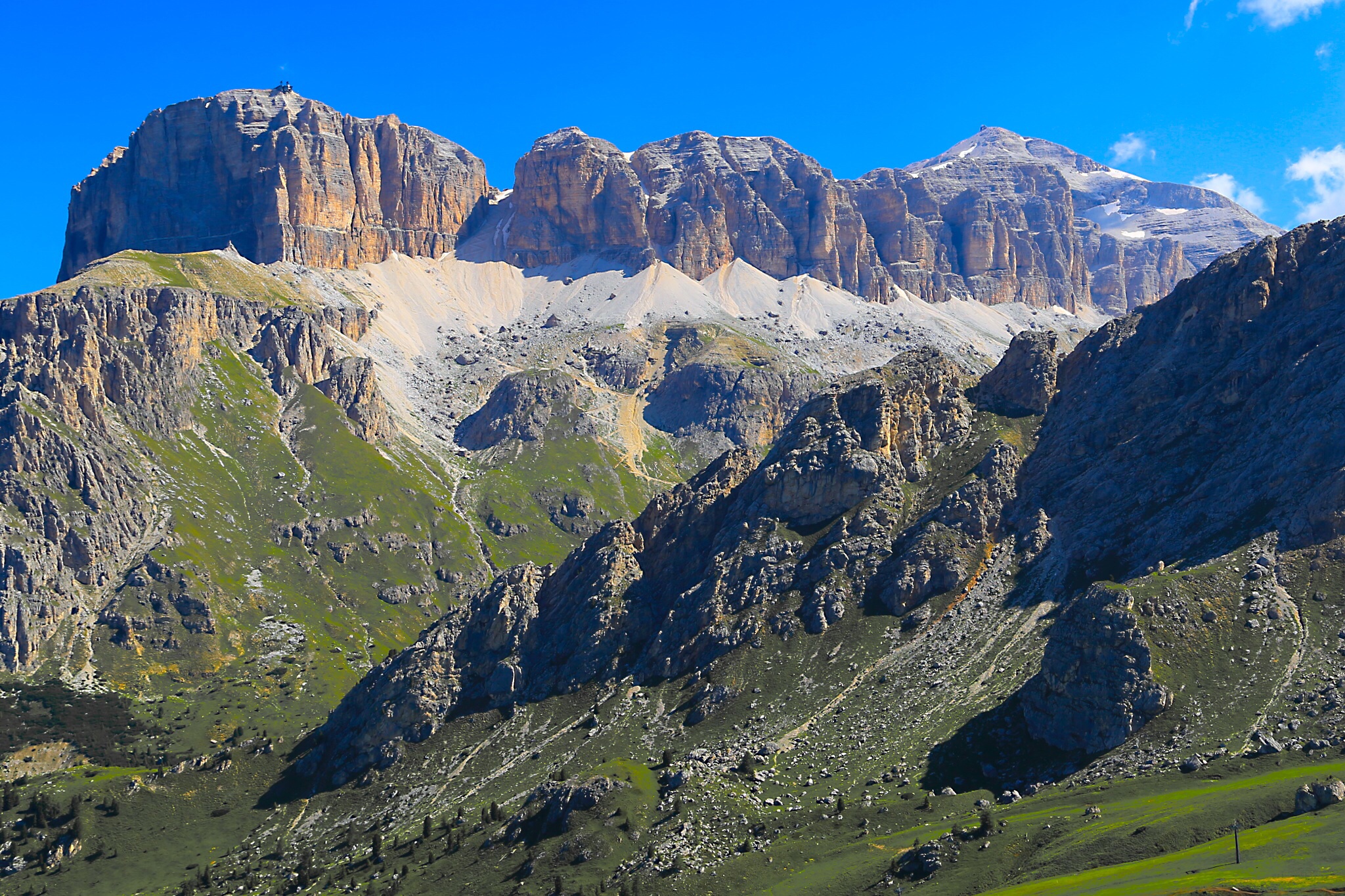 Il Gruppo Sella dal Col dei Rossi