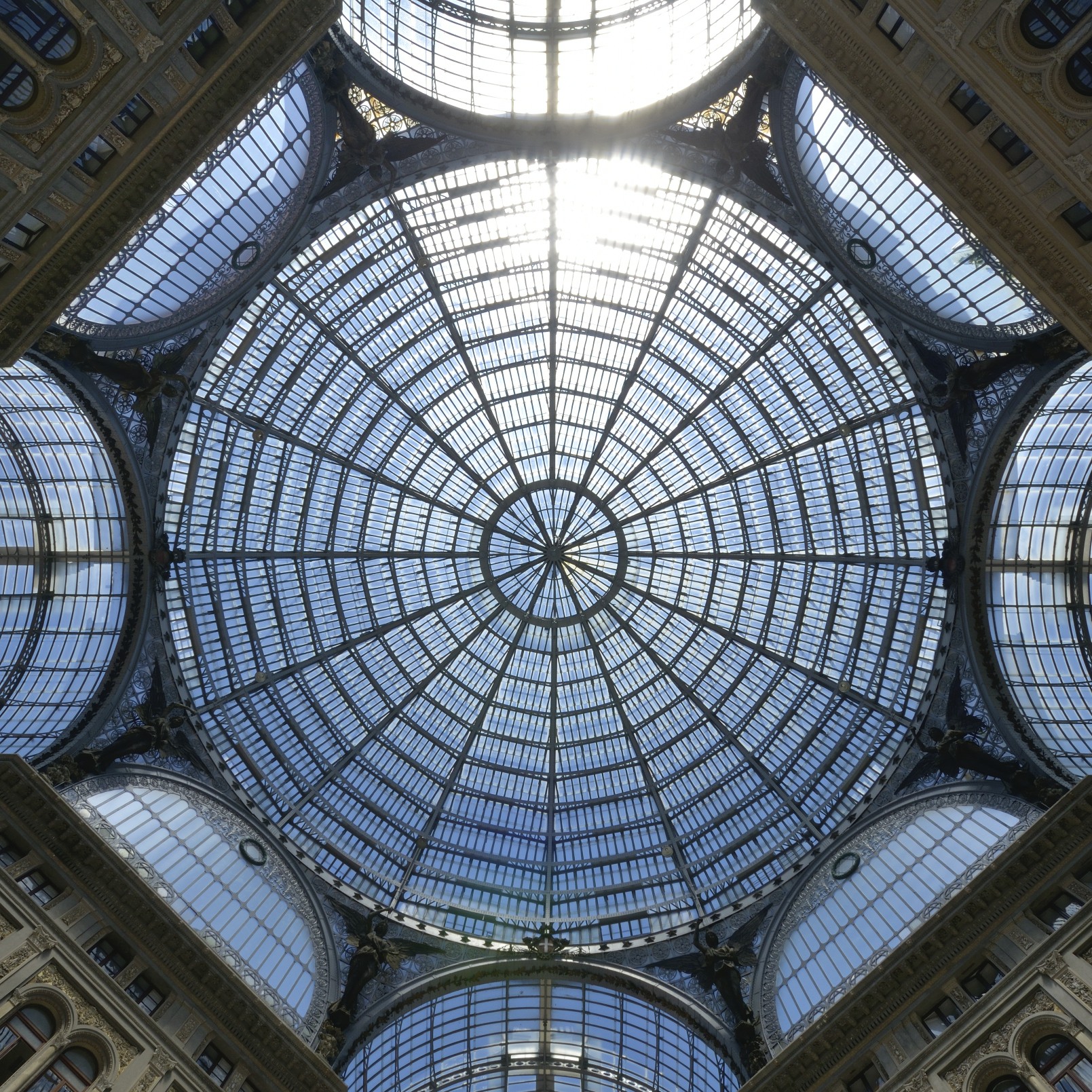 The highest point of the tunnel.