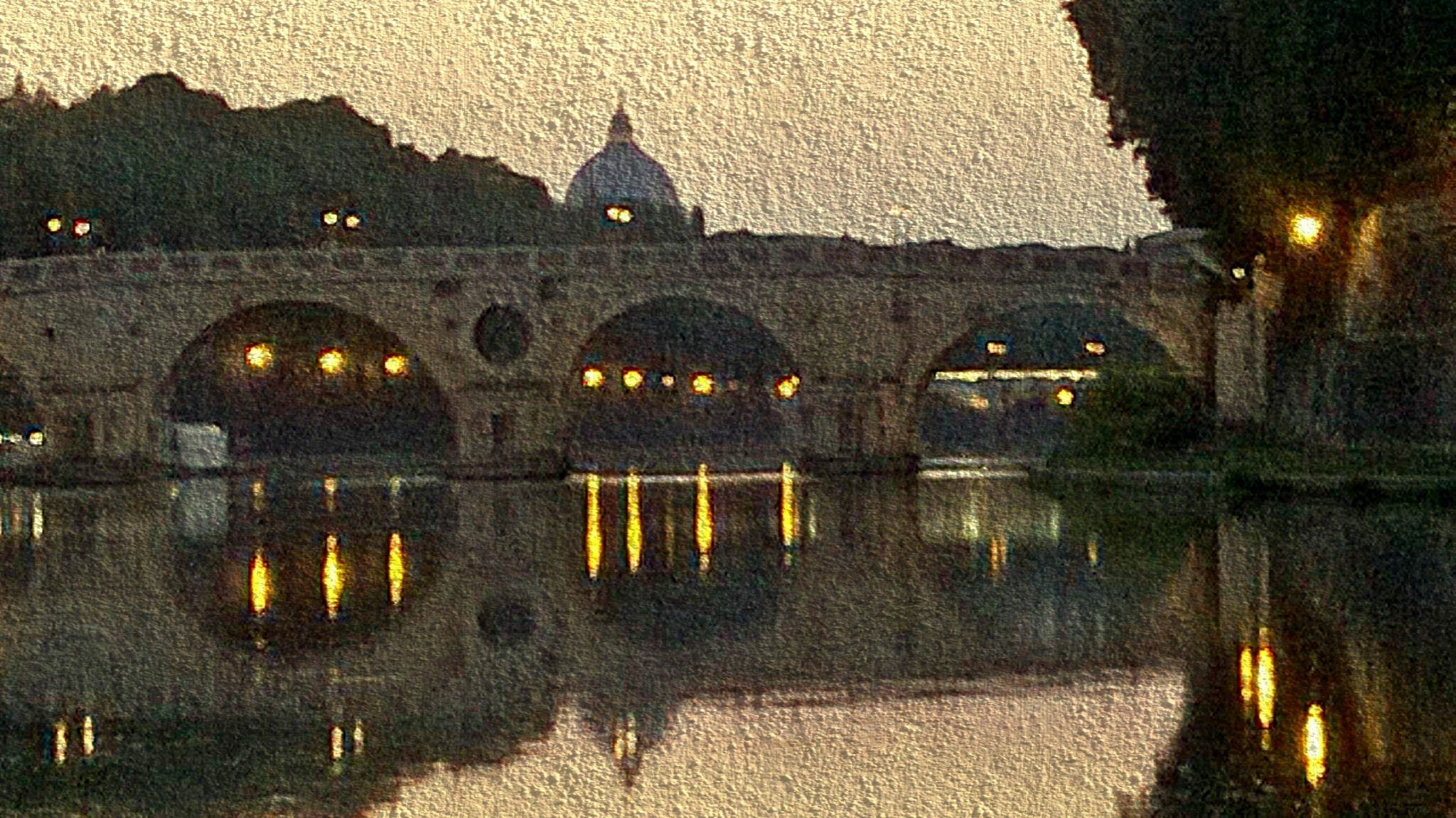 Roma: come nelle tele del Pinelli!