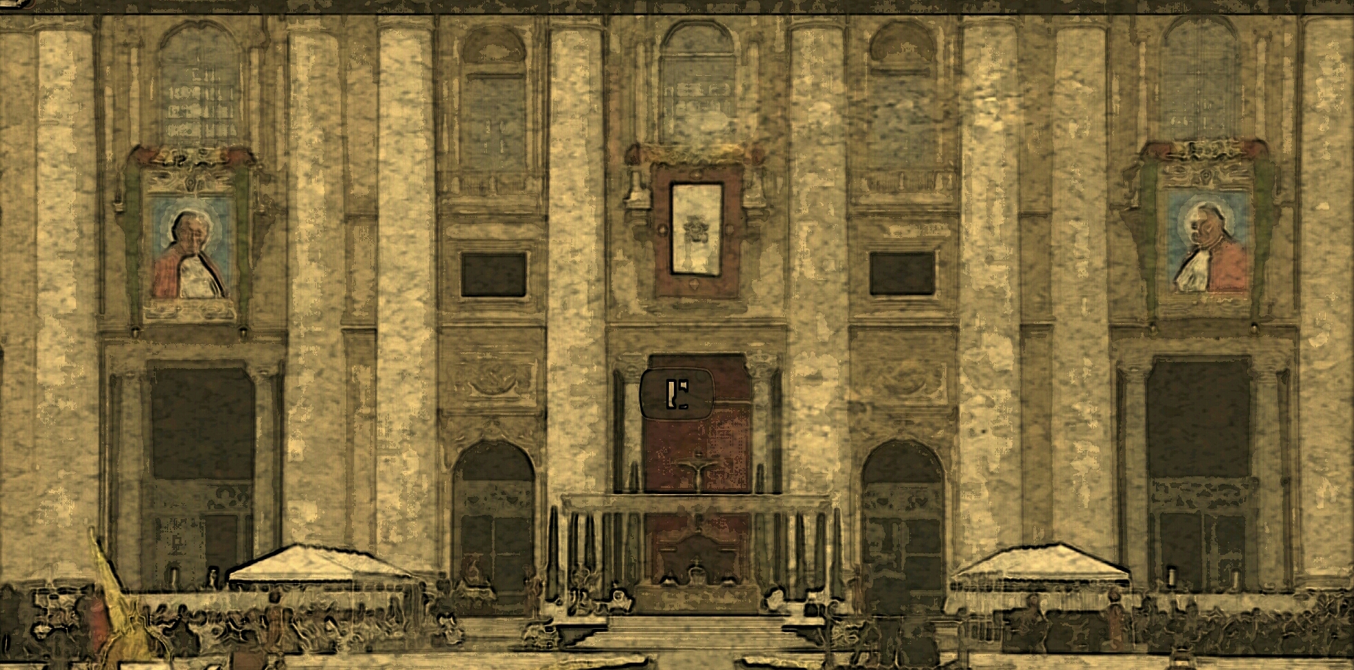 Roma: canonizzazione dei due papi