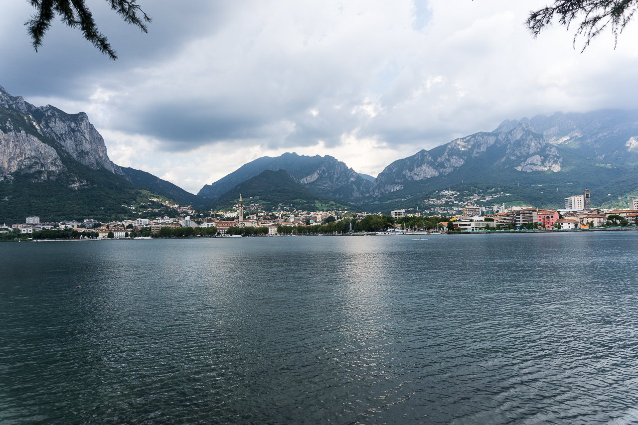 Vista su Lecco da Malgrate