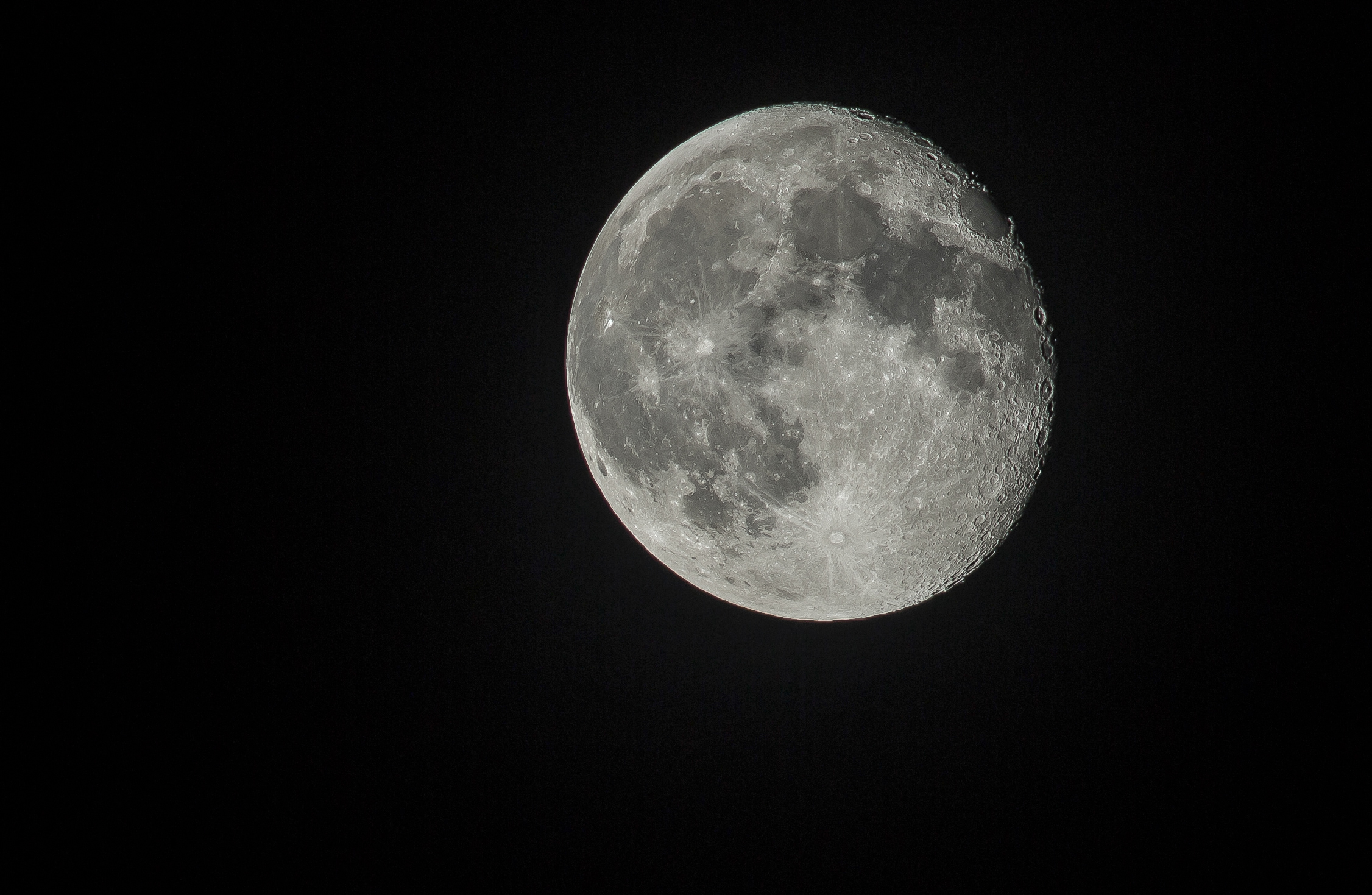 The moon last night