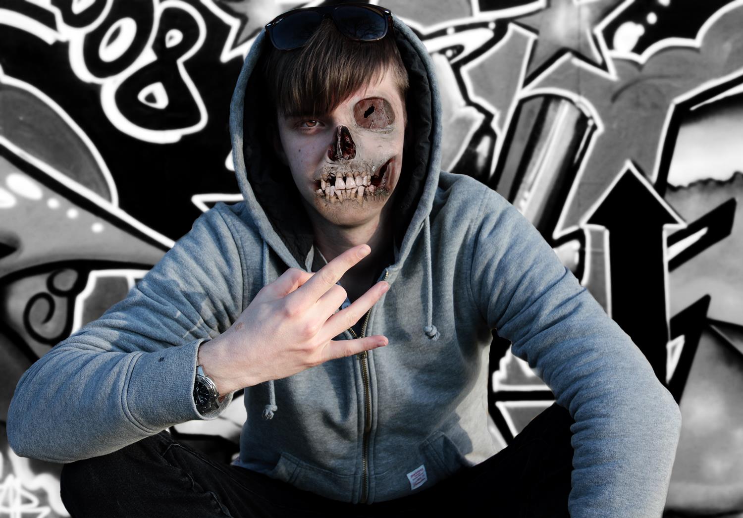 Skull with Photoshop