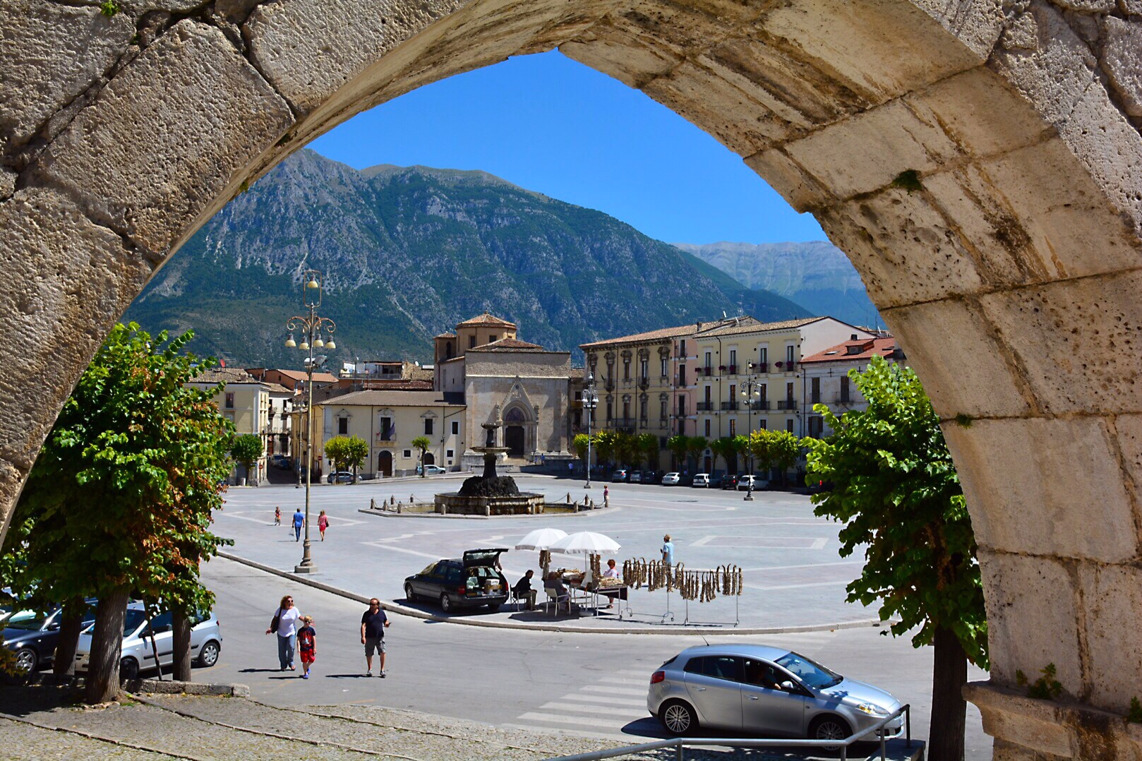 Abruzzo - Sulmona (aq) View towards Piazza Garibaldi
