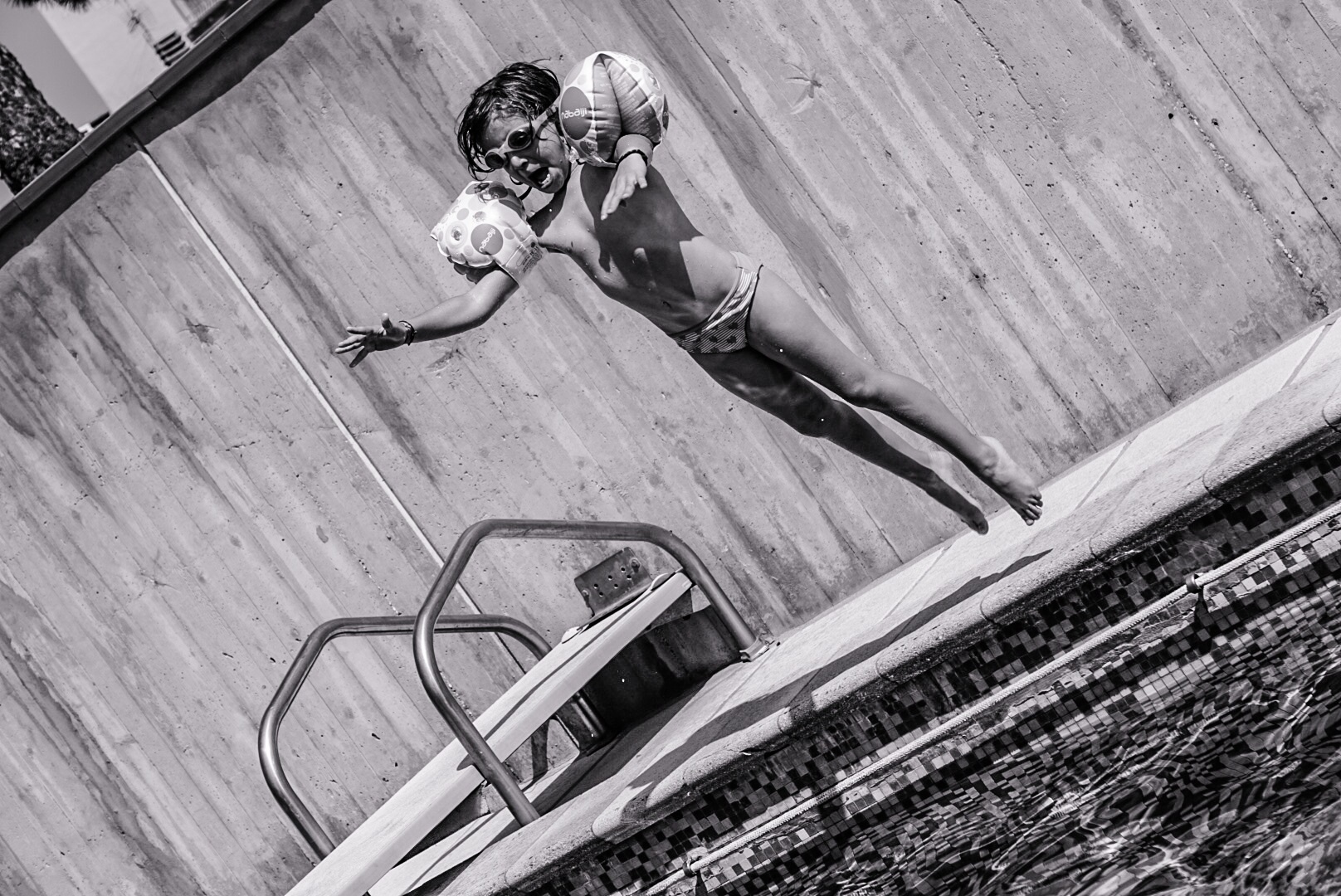 One moment before splash!