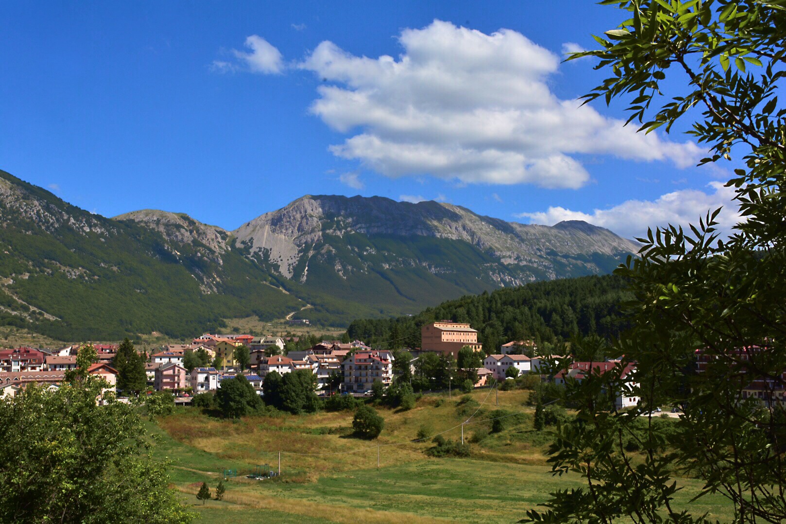 Abruzzo - Campo di Giove (aq) view towards the Maiella.