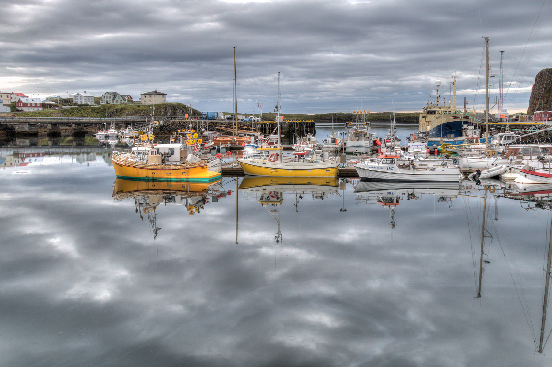 Stykkisholmur, porto HDR