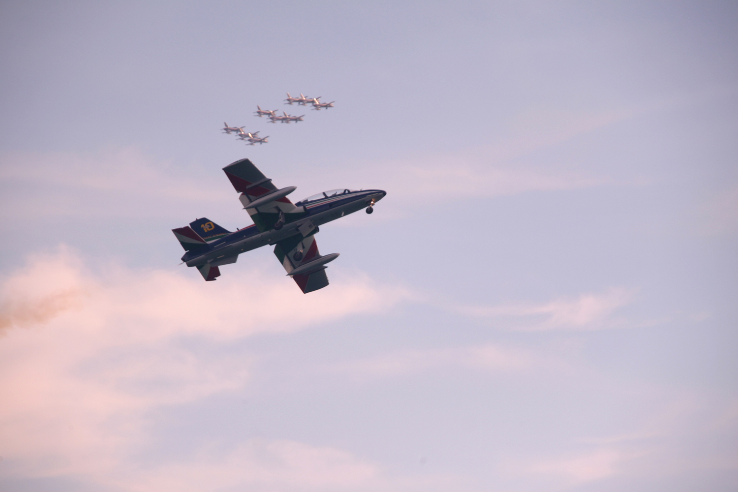 primo piano solista frecce tricolori
