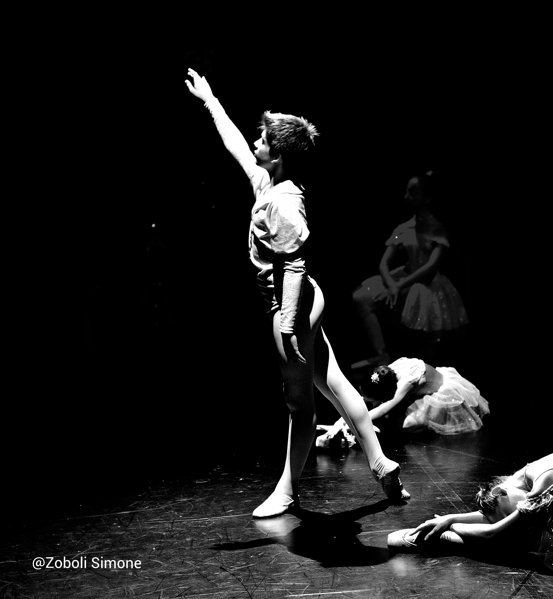 Pointing to the street of dreams