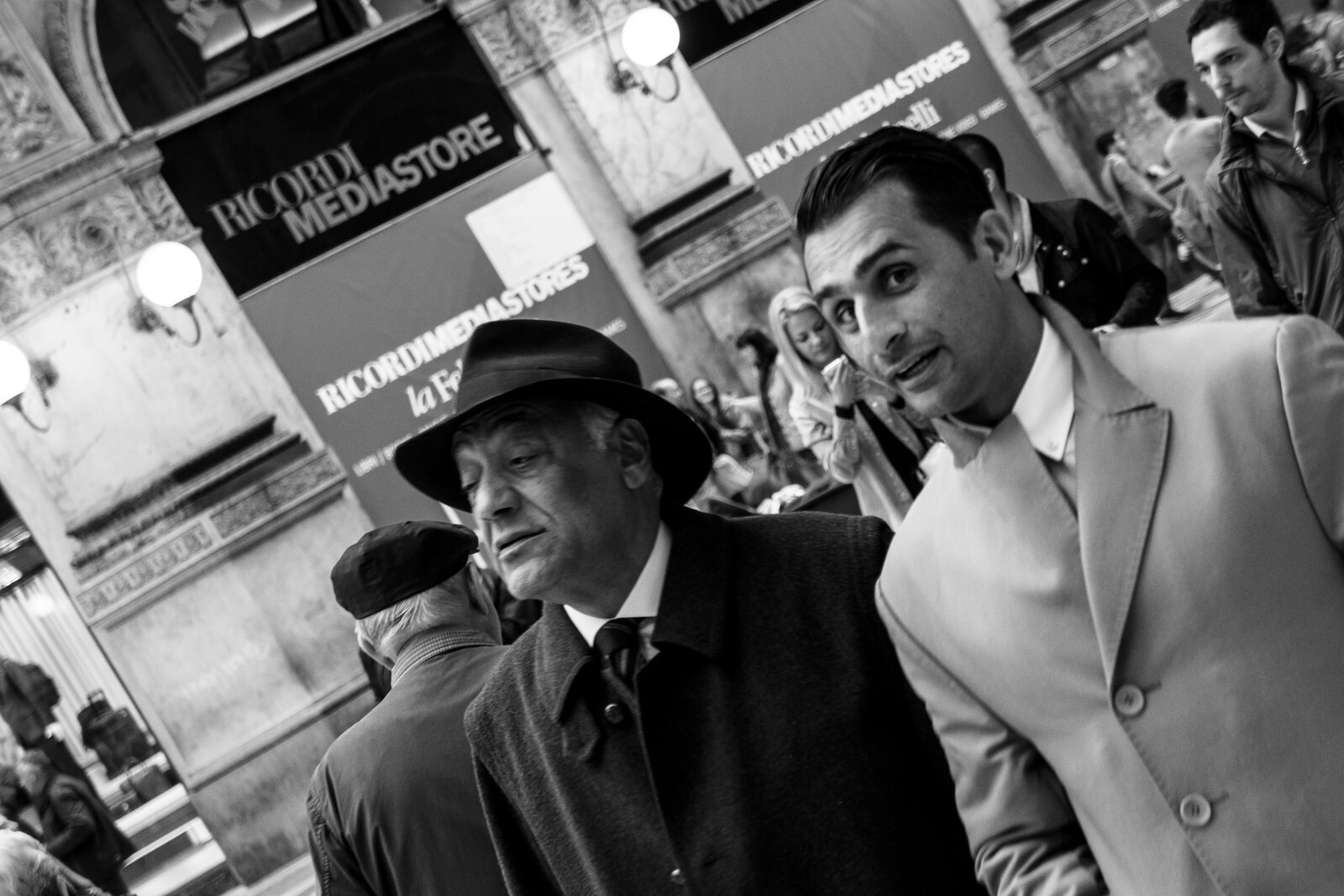 The Boss with bodyguard