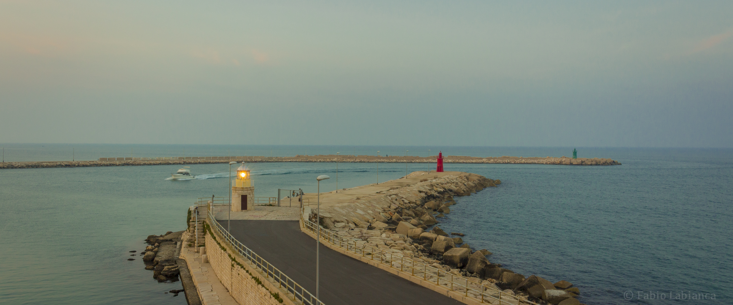 Trani, the three lighthouses