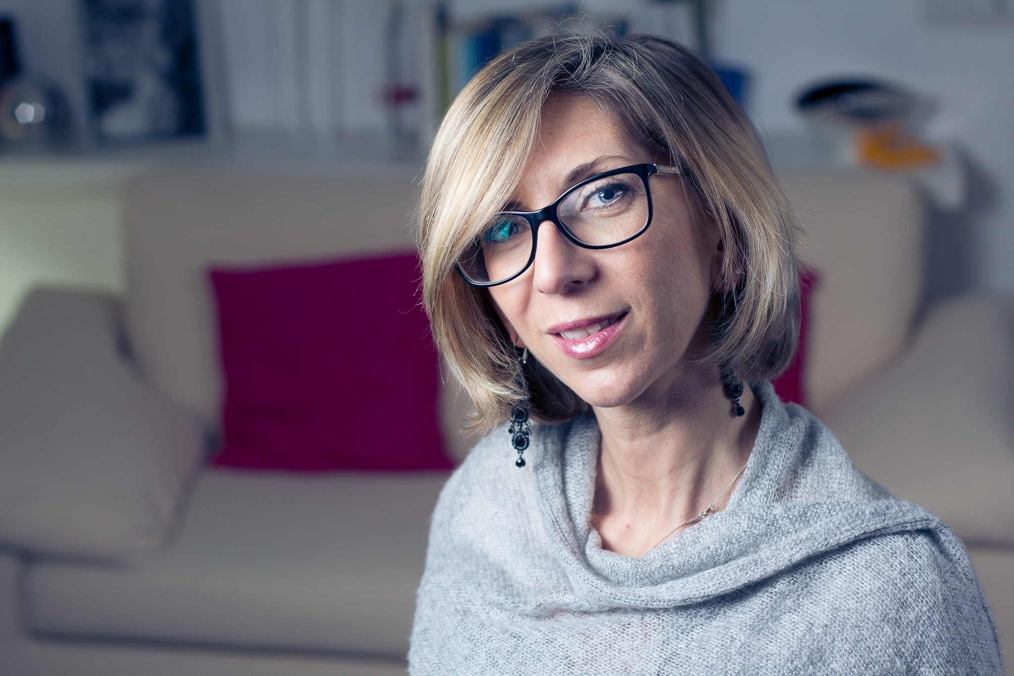 Portrait in the living room