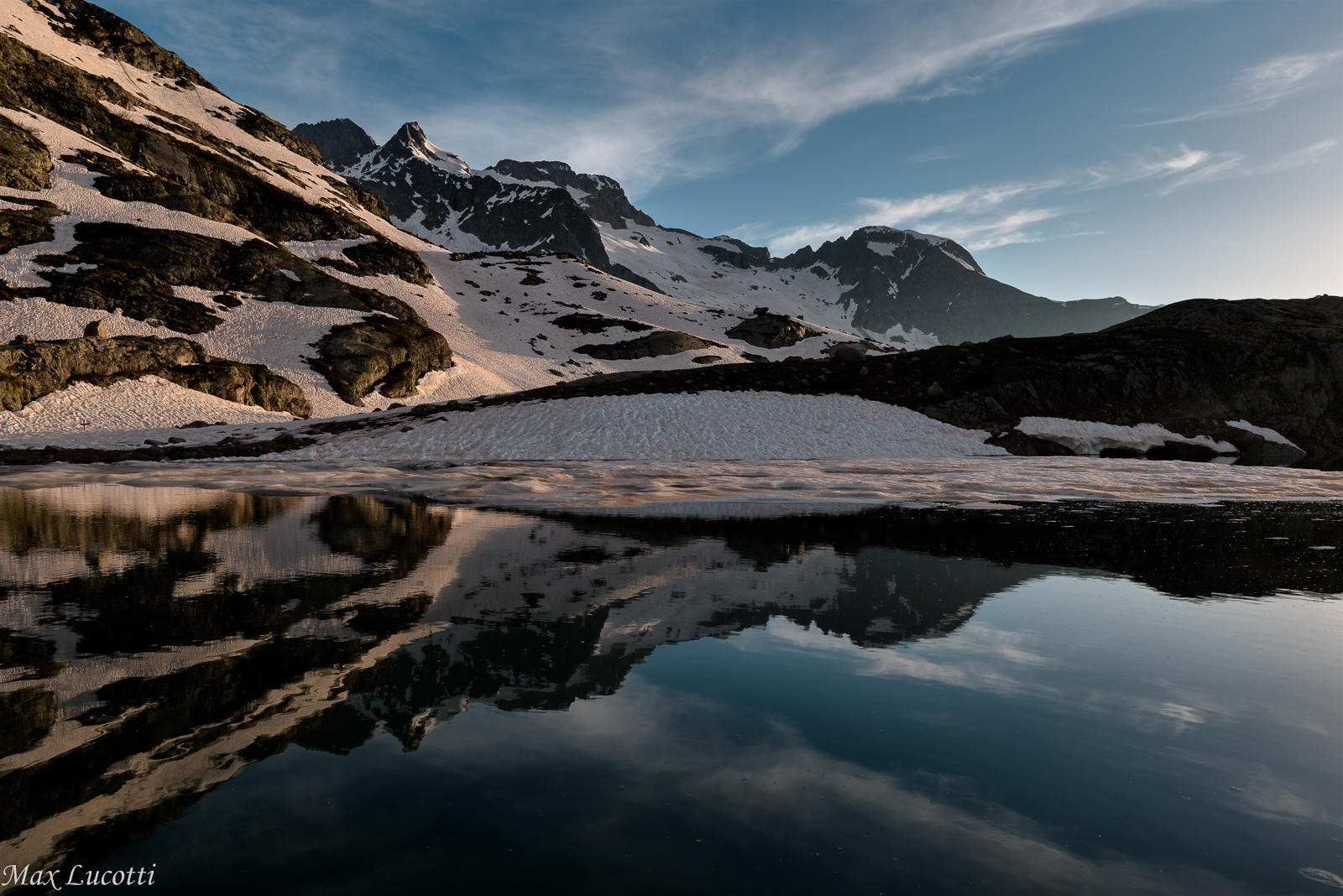 La luce del tramonto