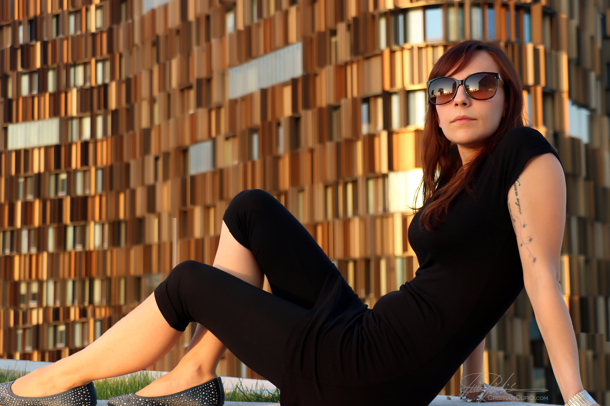 Admiring The Sunset.