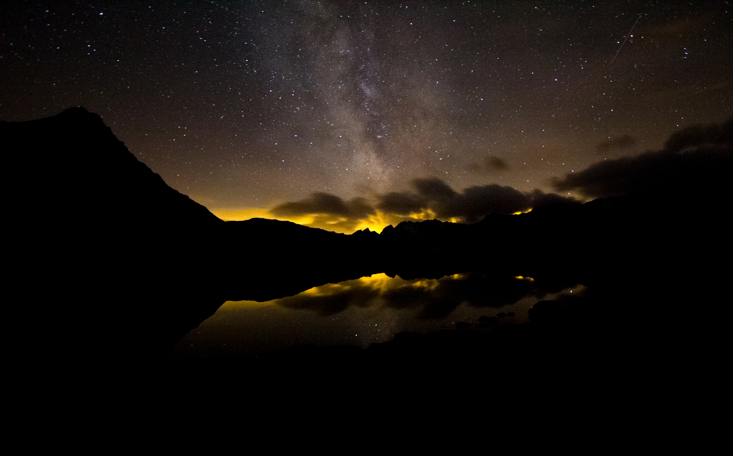 White Lake with Milky Way