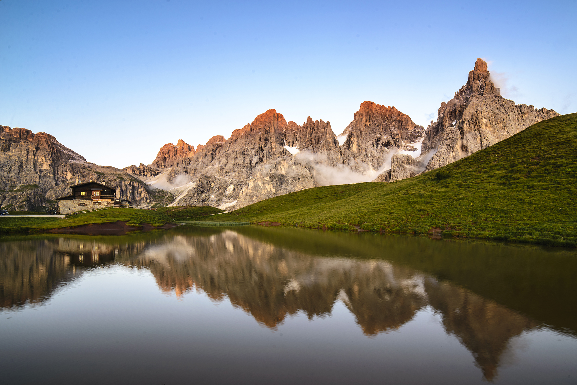Tramonto sulle Pale di S. Martino