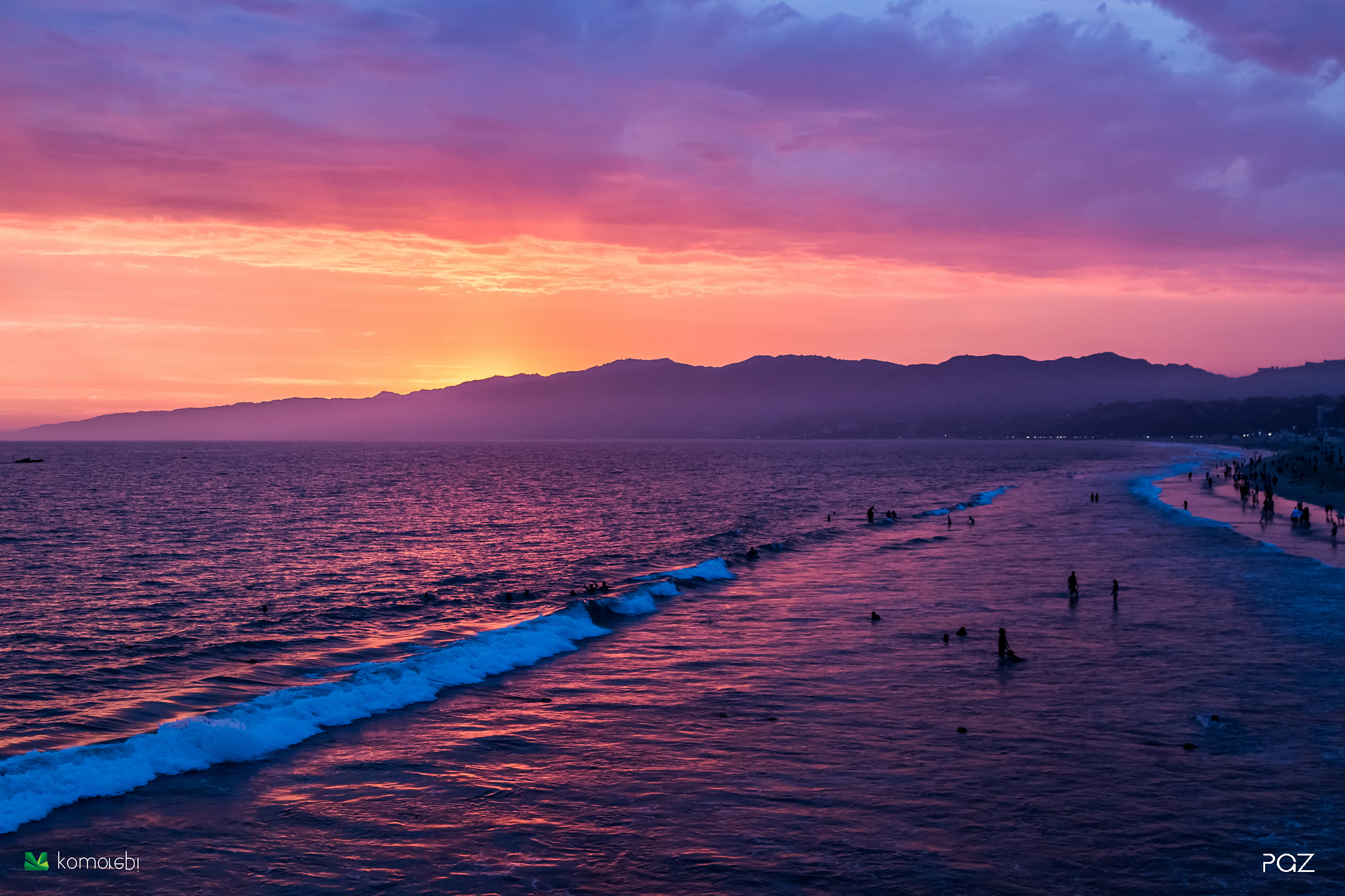 Sunset Santa Monica - California